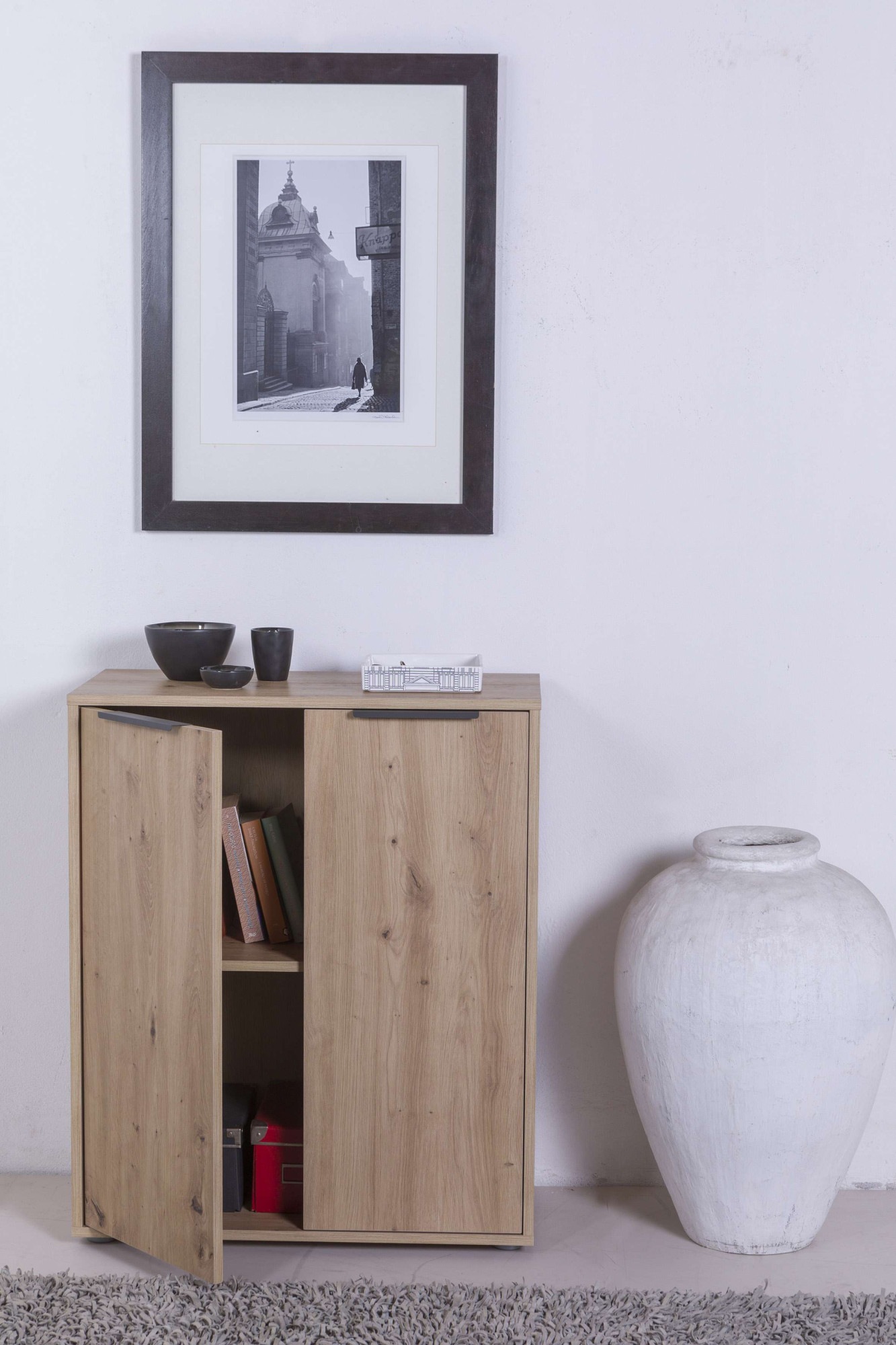 Composad Aktenschrank »Espresso,Archivschrank, Aktenschrank, Mehrzweckschrank«, (1 St.), mit 2 Türen und 2 Einlegeboden innen