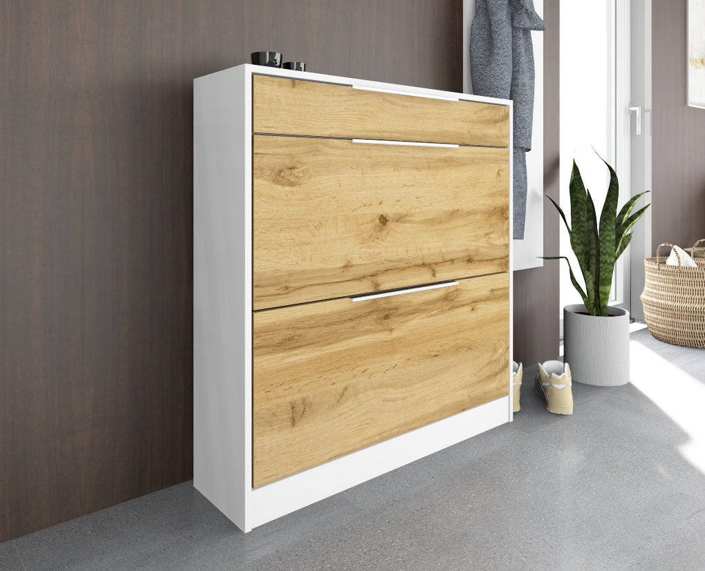 borchardt Möbel Schuhschrank "Oliva" Stehende Montage, Wandmontage & Glasbö günstig online kaufen