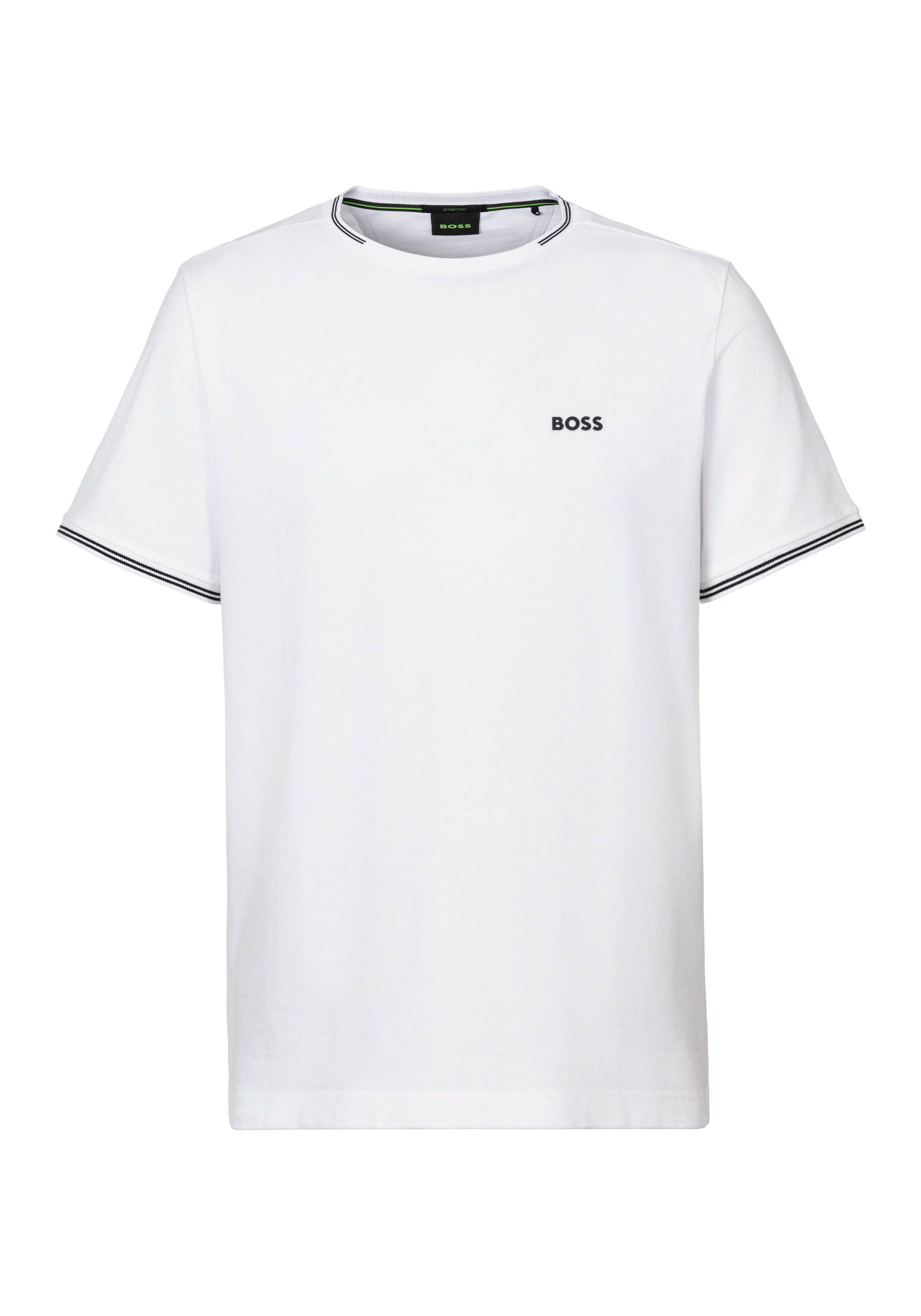 BOSS GREEN T-Shirt »Taul«, mit kontrastfarbenen Streifendetails
