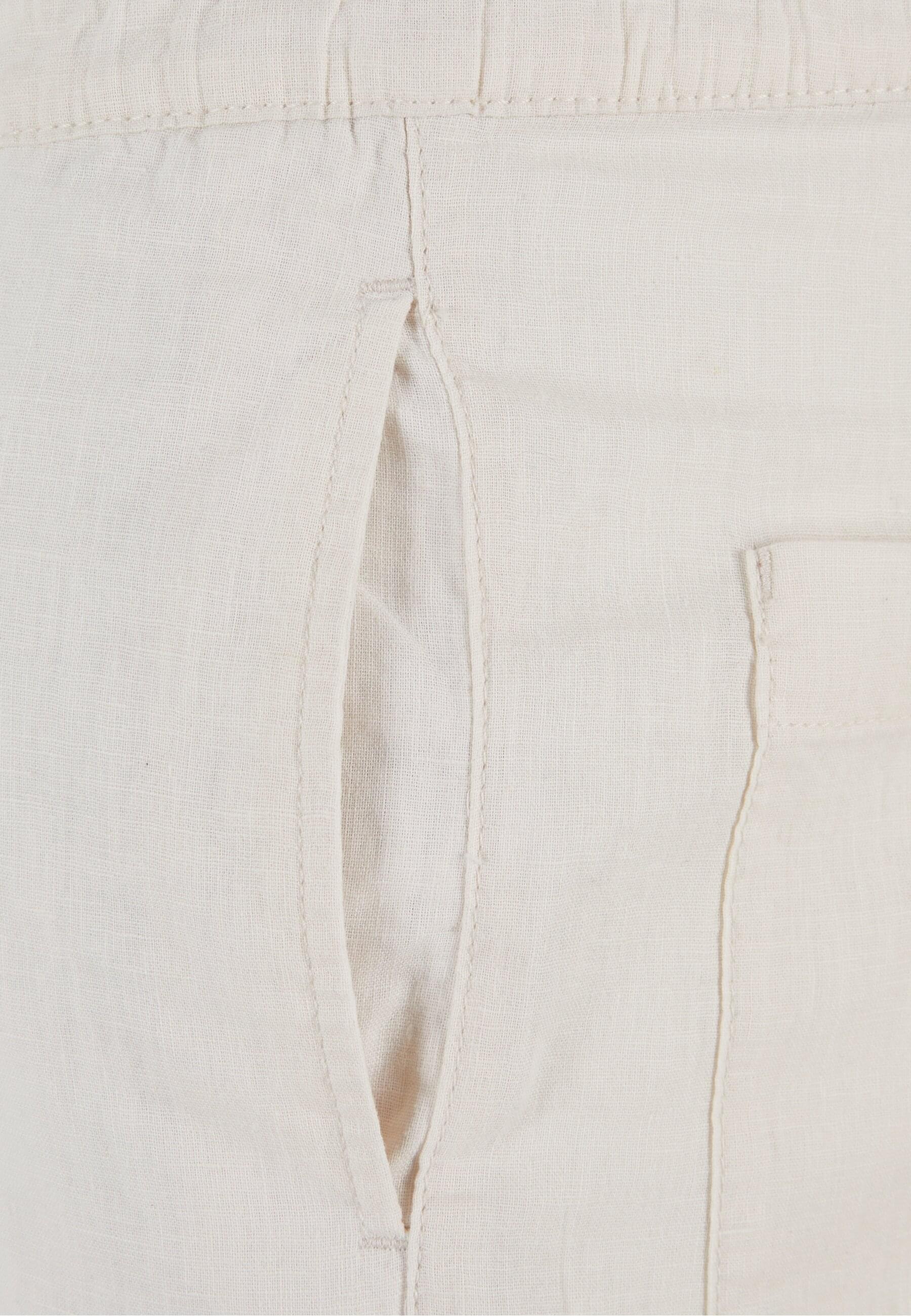URBAN CLASSICS Stoffhose »Urban Classics Herren Loose Cotton Linen Pants«, (1 tlg.)