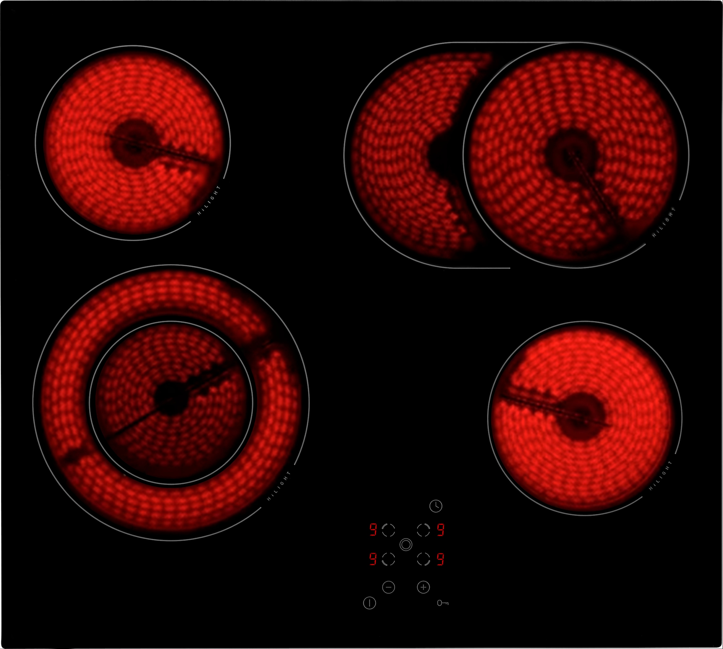 Amica Elektro-Kochfeld "KMC 742 620 C" Modernes Design mit unkomplizierter günstig online kaufen
