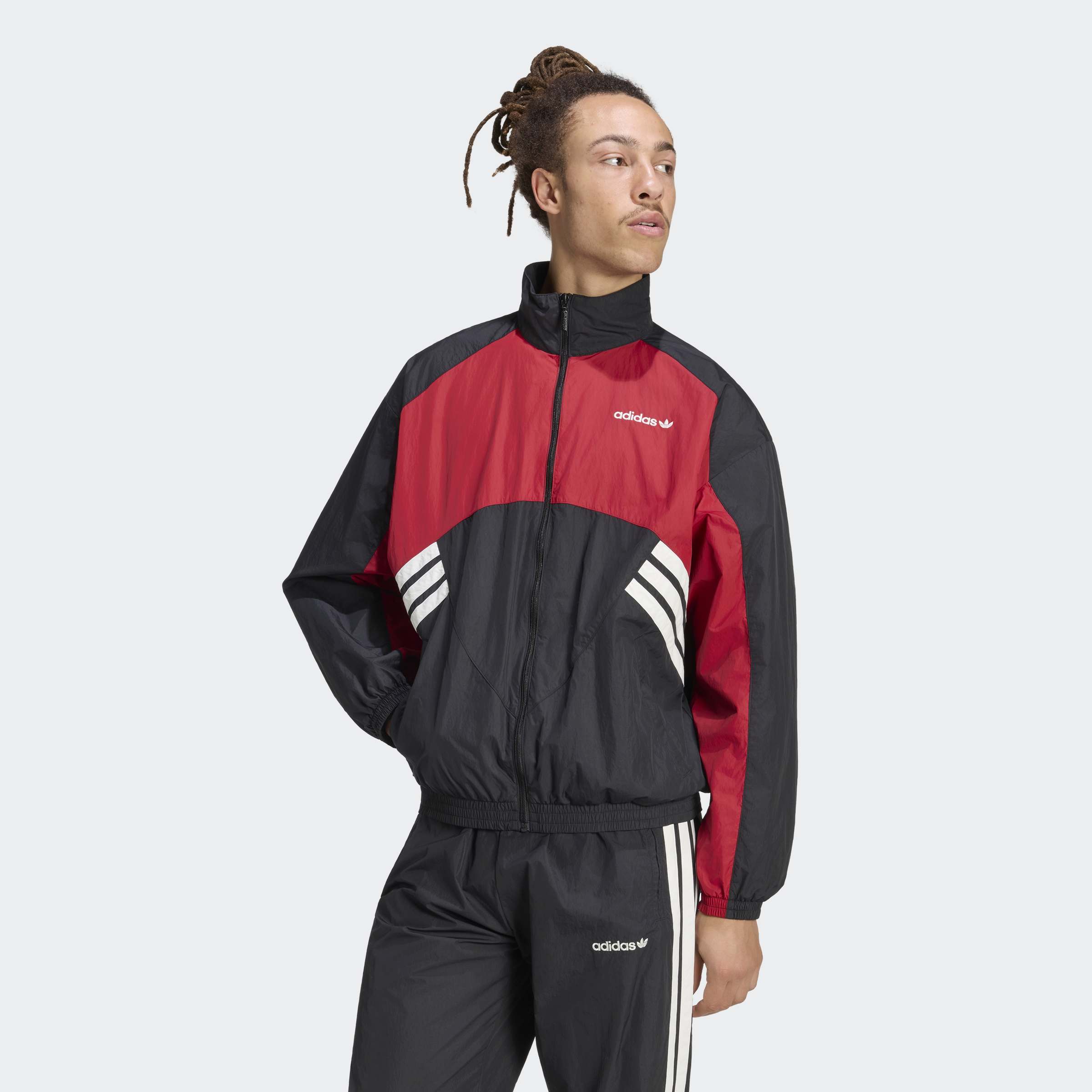 adidas Originals Trainingsjacke "MUNICH 93 ORIGINALS" für Sportmode und Streetwear, ohne Verschluss, mit Rundhalsausschnitt