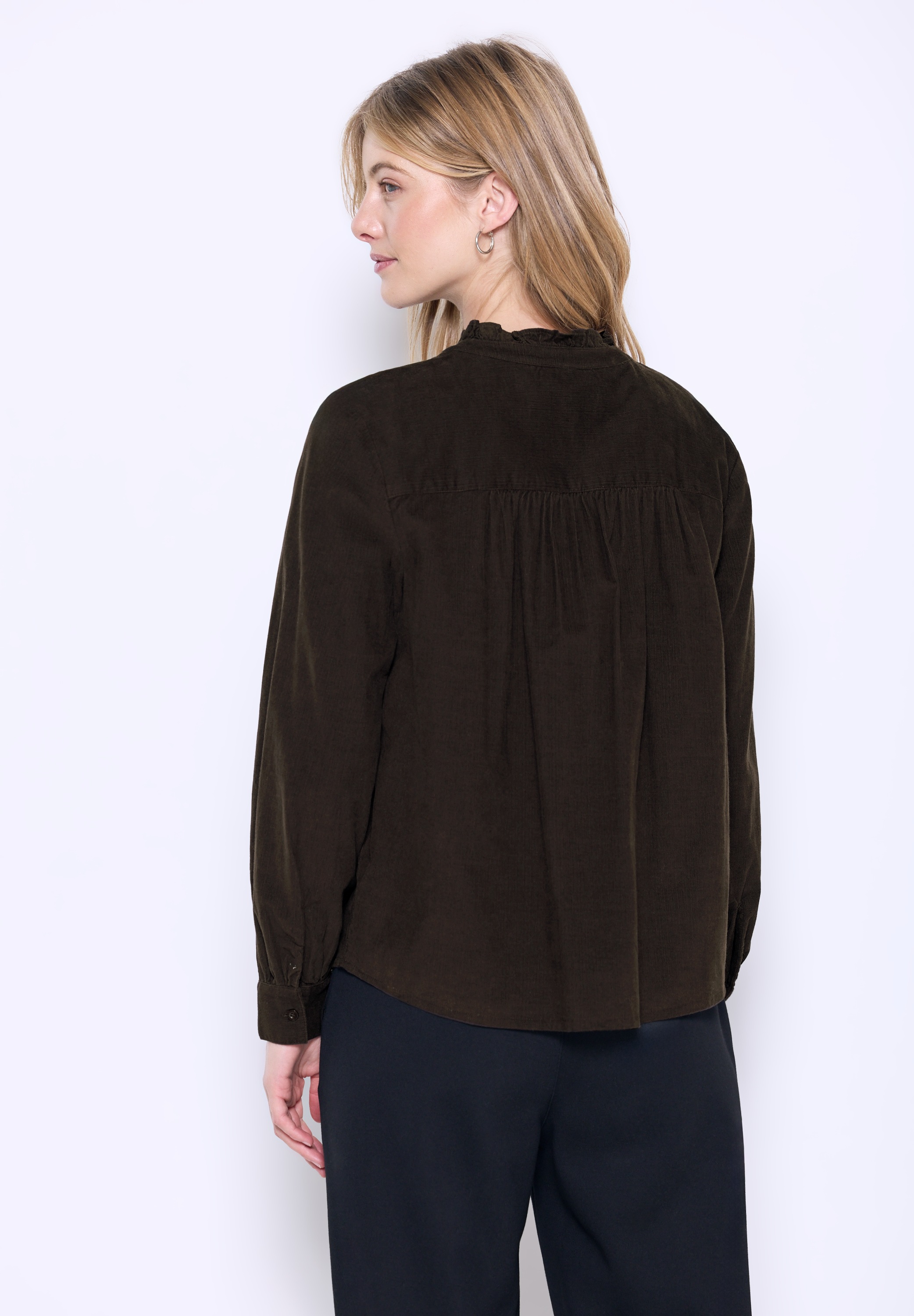 STREET ONE STUDIO Langarmbluse, in Cord-Optik günstig online kaufen