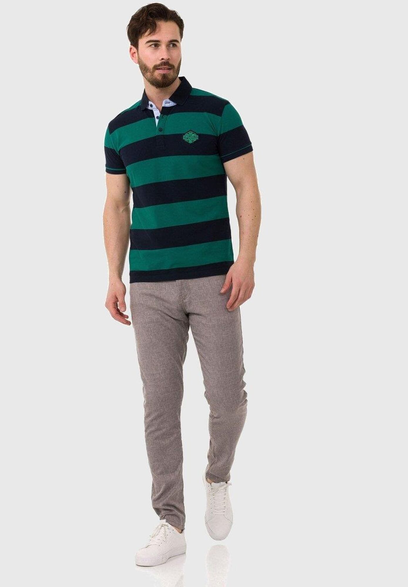 Cipo & Baxx Stoffhose »Cipo & Baxx Hose«  im unifarbenen Look