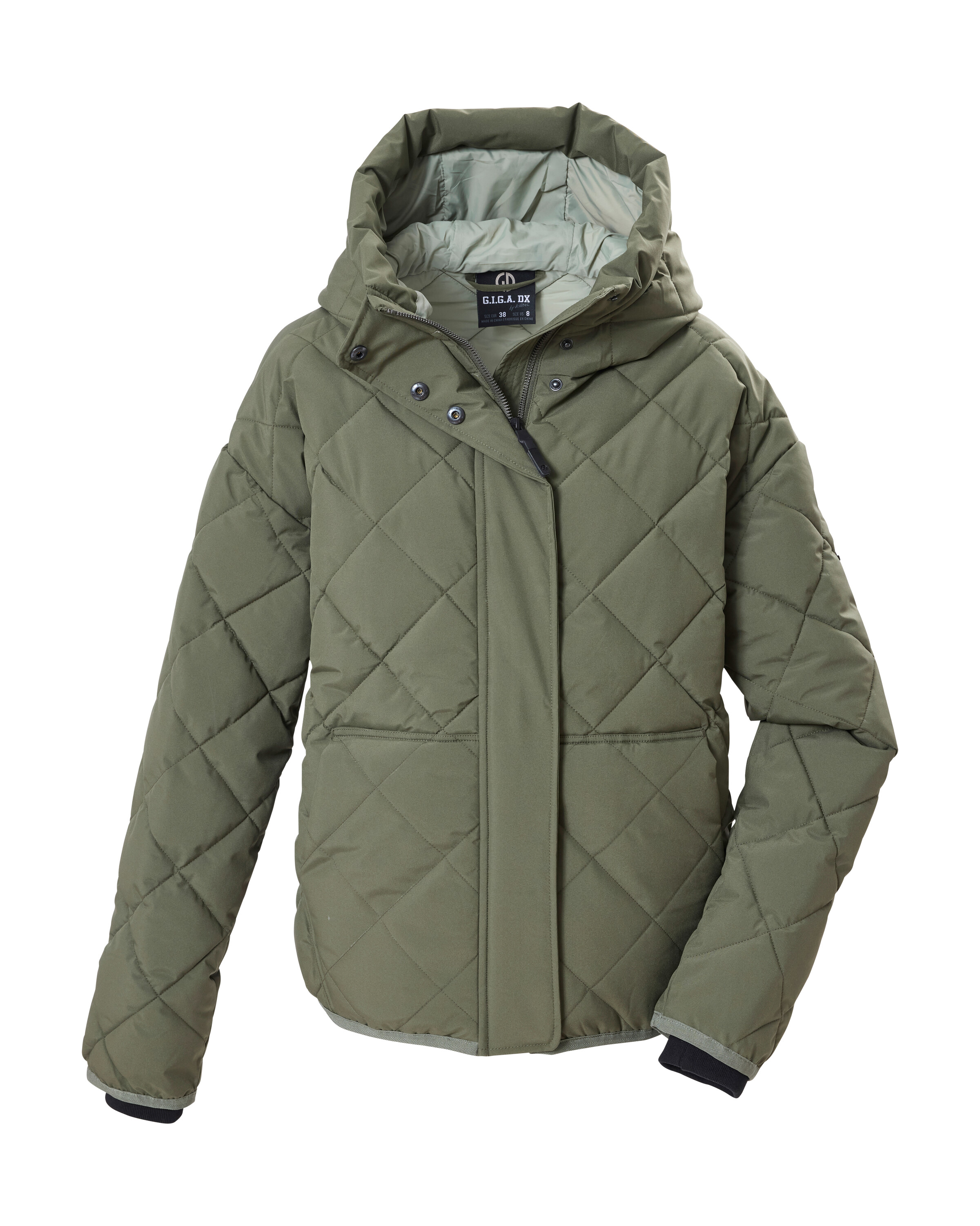 G.I.G.A. DX by killtec Steppjacke "GW 27 WMN QLTD JCKT" Wasserabweisende Damen Steppjacke mit regulierbarer Kapuze