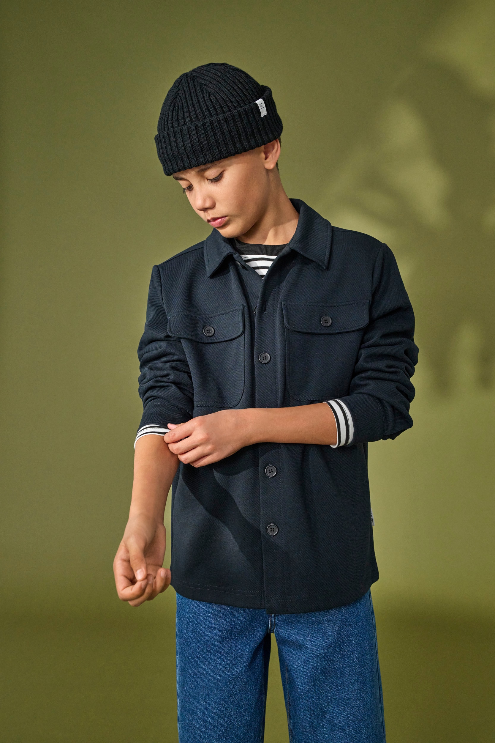 ONLY & SONS junior Langarmhemd »OSJNEW KODYL OVERSHIRT SWEAT SWT NOOS« Baumwoll-Sweat, regular fit
