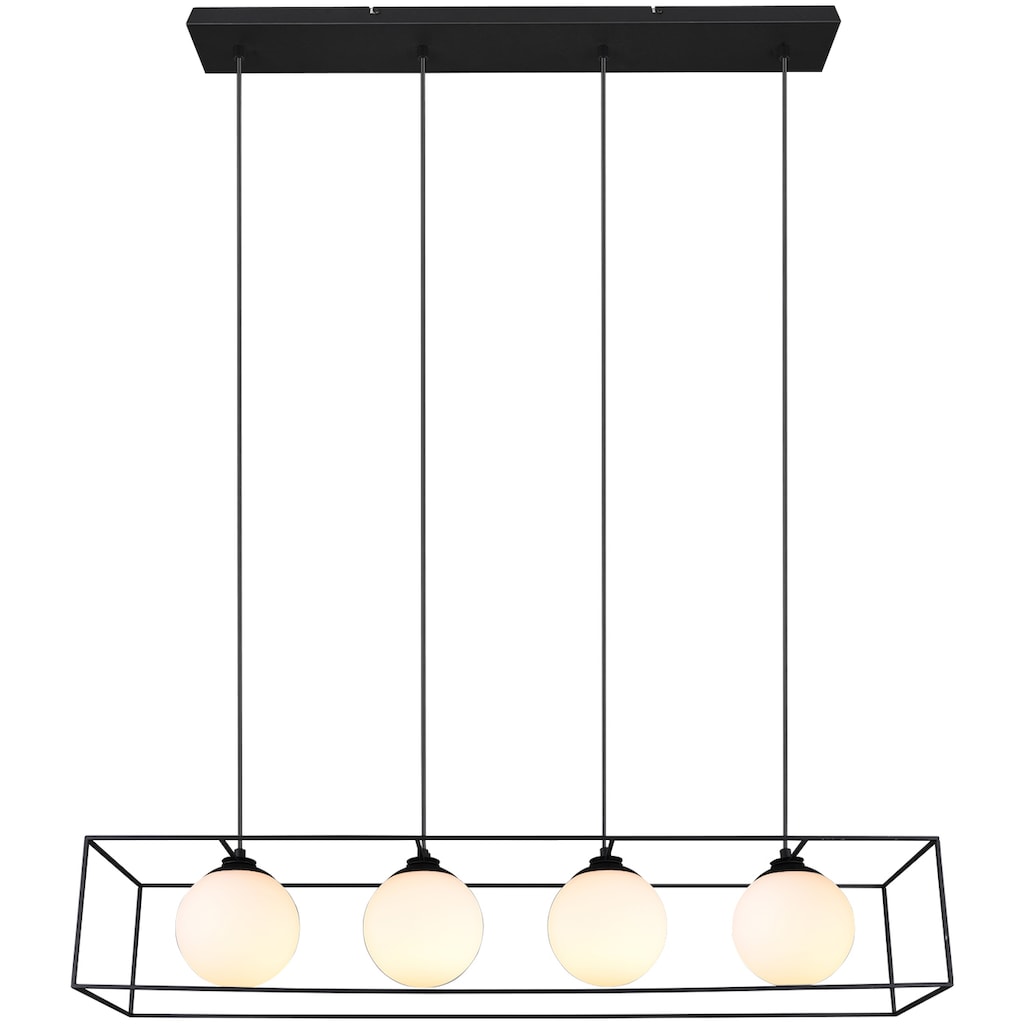 TRIO Leuchten Pendelleuchte »Gabbia«, 4 flammig-flammig