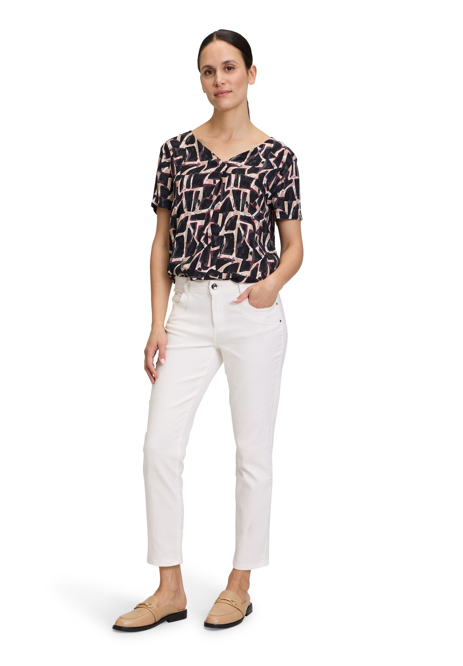 Betty&Co Schlupfbluse »Betty & Co Damen Schlupfbluse mit Print«