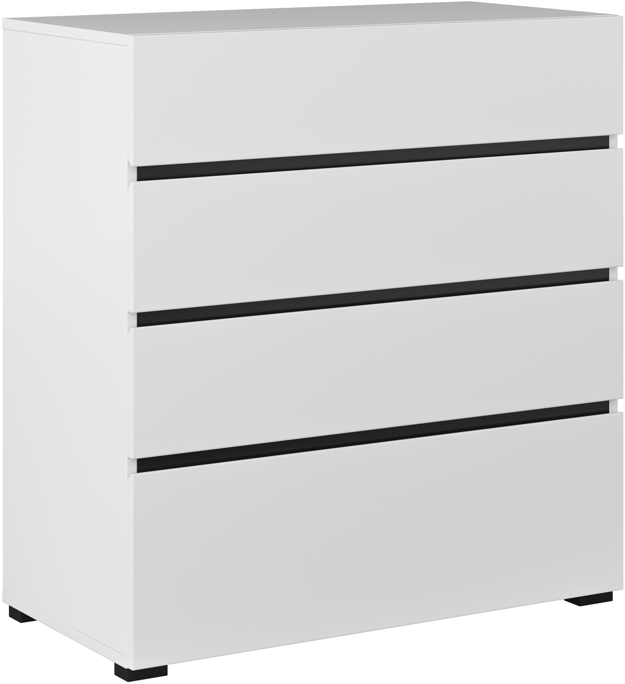 Home affaire Schubkastenkommode "Cross, moderne grifflose Kommode, 80x40x85 günstig online kaufen