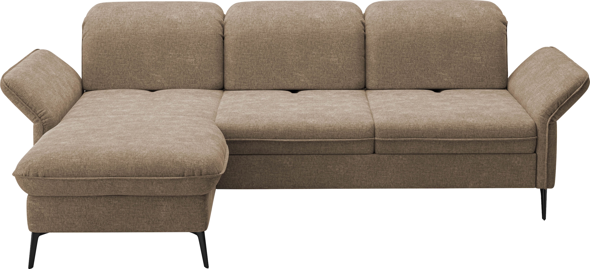 sit&more Ecksofa »Emely«, mit Sitztiefenverstellung optional mit Bettfunktion und Bettkasten