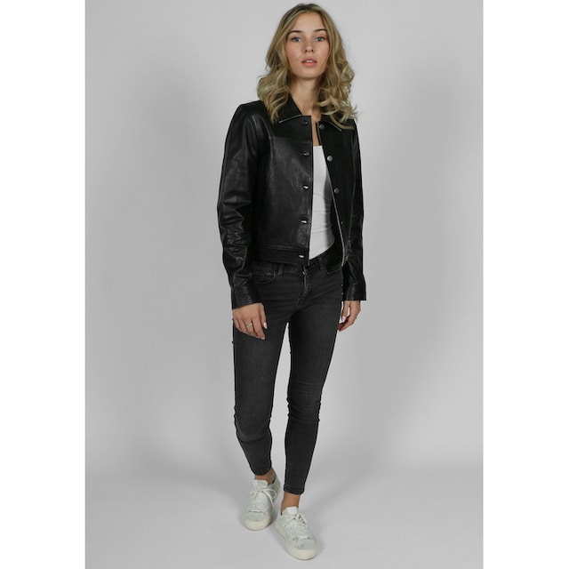 Freaky Nation Lederjacke »Quinn-FN«, im modischem Trucker Style online  kaufen | BAUR