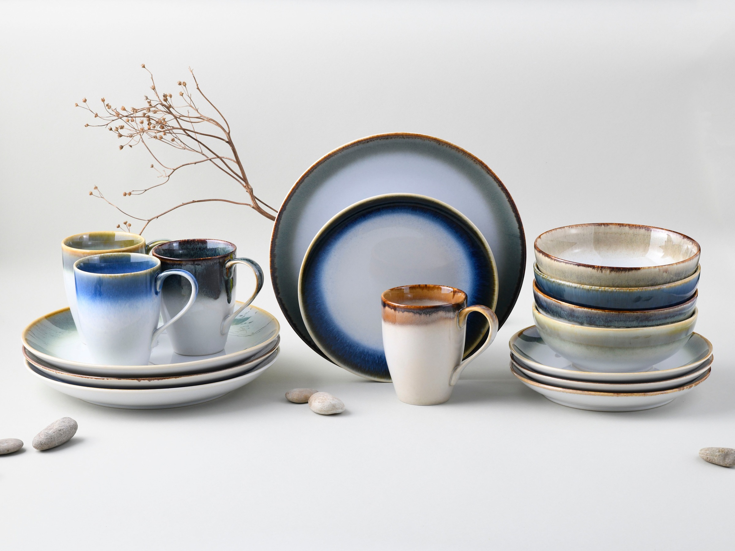 CreaTable Kombiservice »Geschirr-Set Cascade« (S...