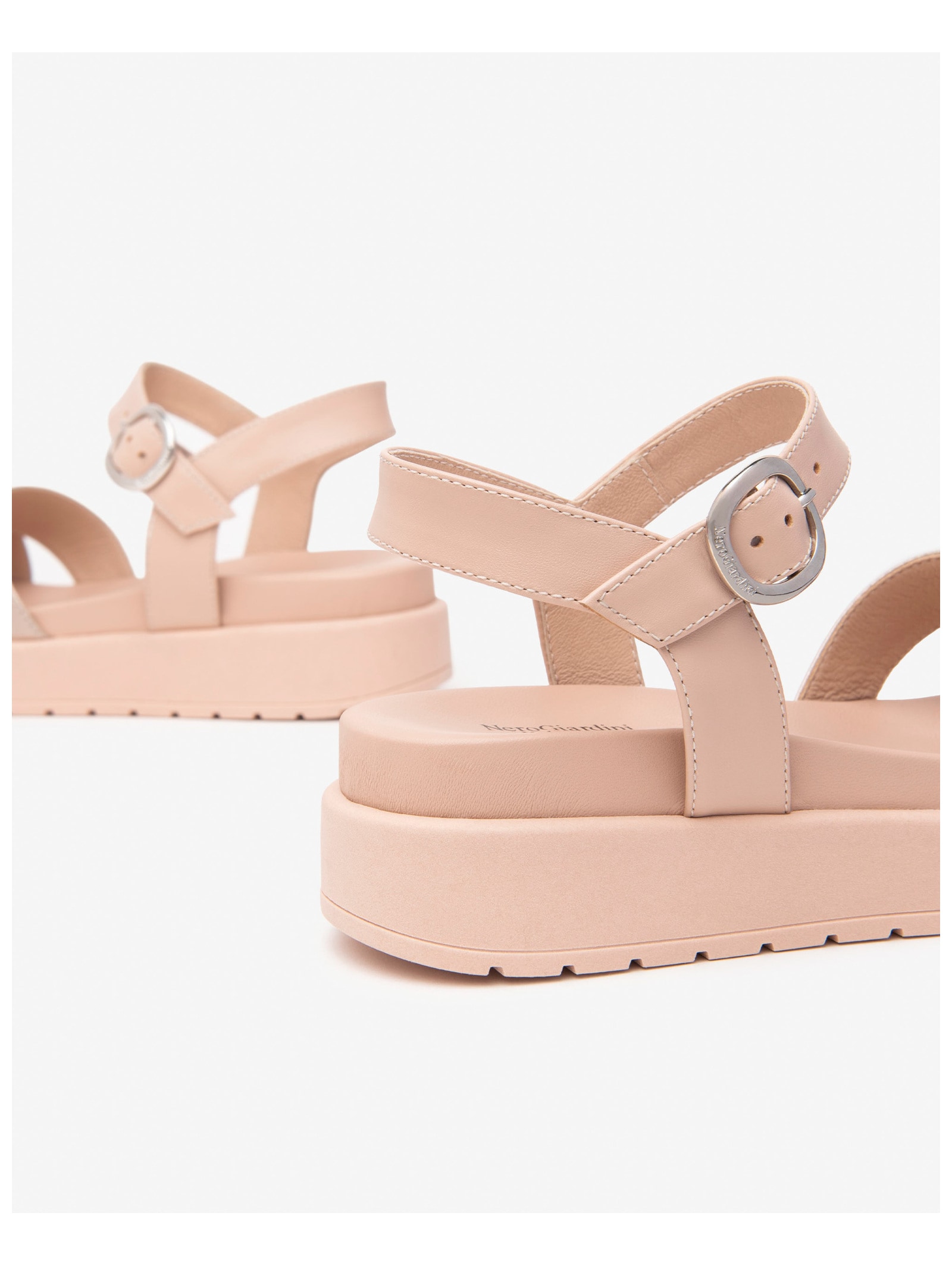 Nero Giardini Plateausandaletten »Nero Giardini Sandalen Leder«