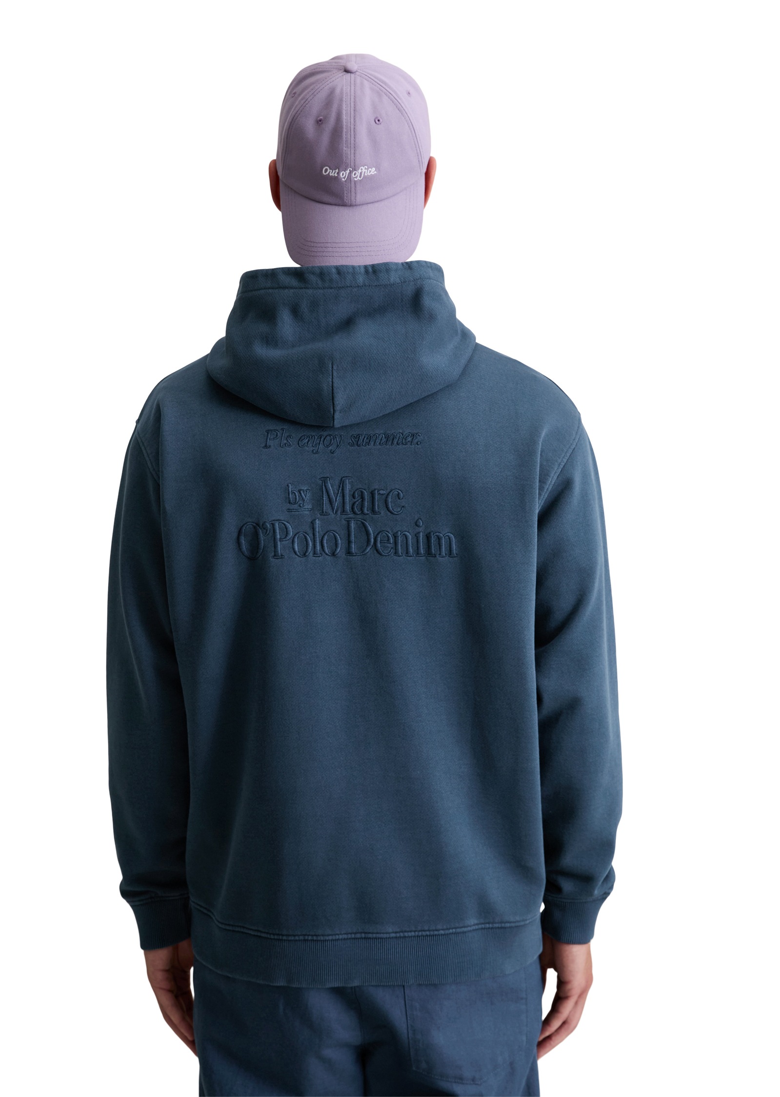 Marc O'Polo DENIM Hoodie relaxed fit, große Rückenstickerei günstig online kaufen