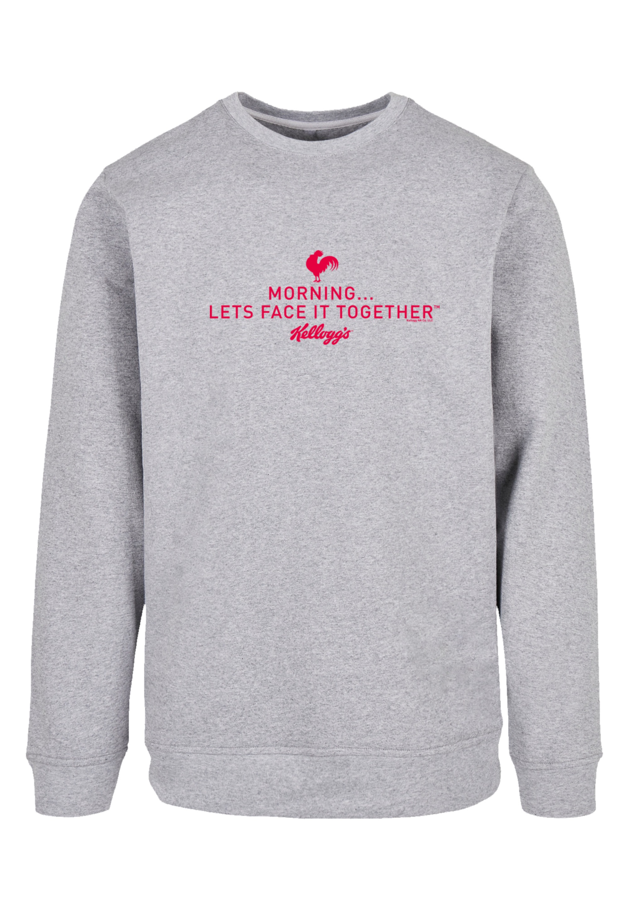F4NT4STIC Sweatshirt »Kellogg's Breakfast Cereals Morning Lets Face It«, Premium Qualität
