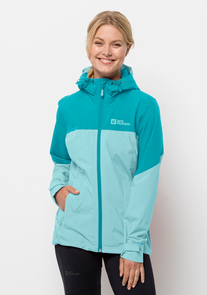 Jack Wolfskin Outdoorjacke "WEILTAL 2L JKT W", mit Kapuze günstig online kaufen