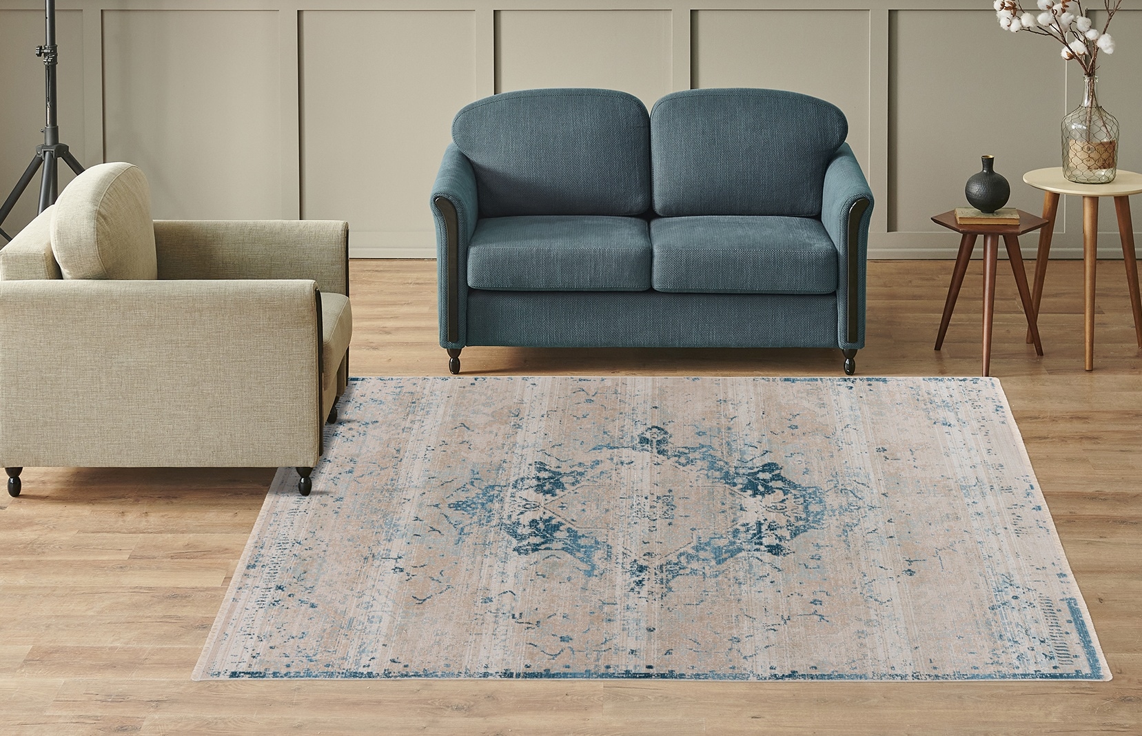 Kayoom "Milan 225" rechteckig 5 mm Höhe ca. 436.800 Points/qm, Kurzflorteppich, weiche Haptik, hochwertig