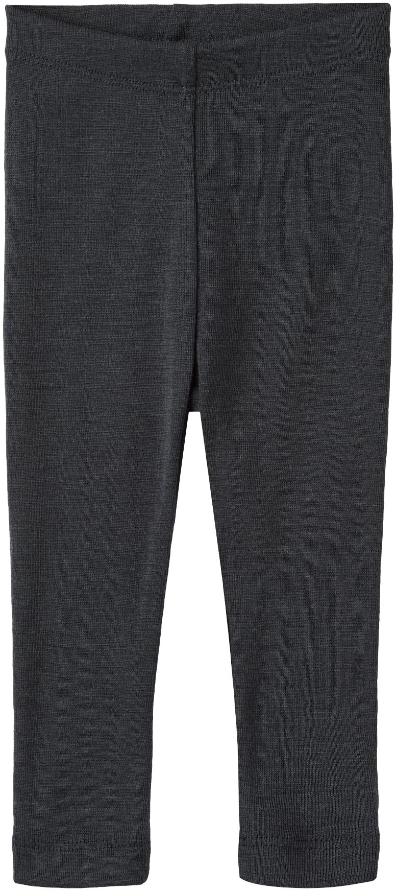 WHEAT Mädchen Leggings "Wool Leggings Agi", Gr. 68, blau, Jersey, Obermaterial: 100% Wolle, unifarben, Hosen, aus reiner Merinowolle