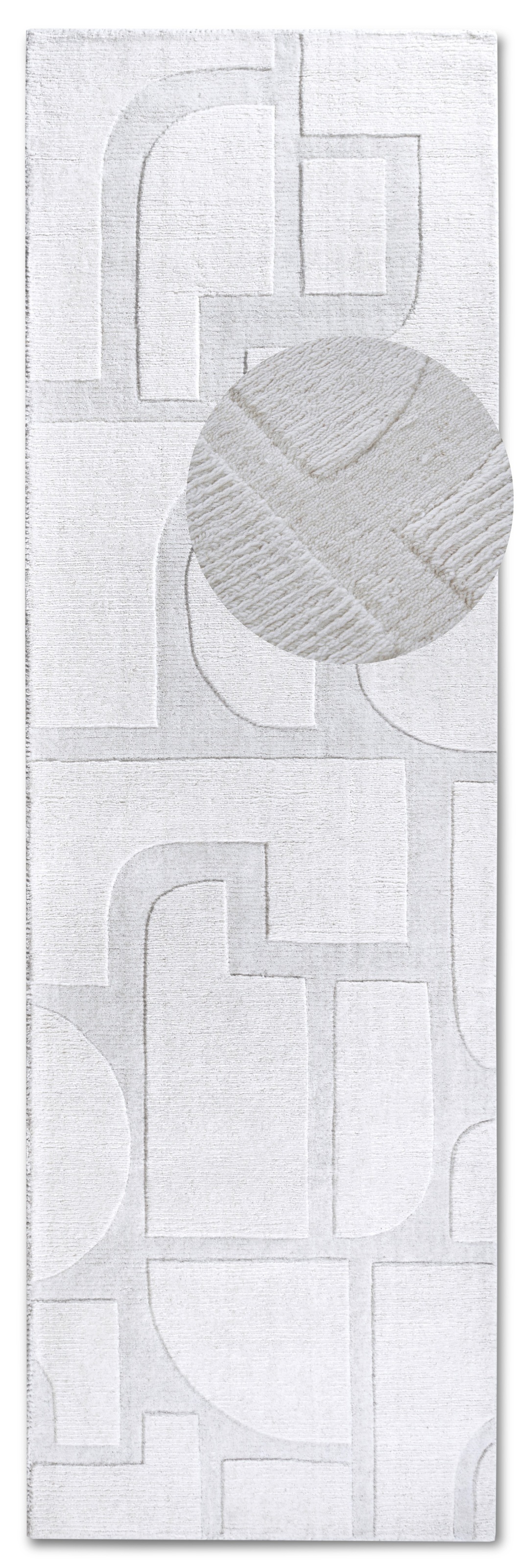 Villeroy & Boch Wollteppich »Alexis«, rechteckig, 10 mm Höhe, Handgewebt, Wolle, Natur, Wohnzimmer, Geometrie, Boho, Design