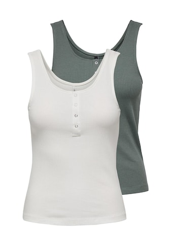 ONLY Ripptanktop »ONLSIMPLE LIFE S/L BUTTON...