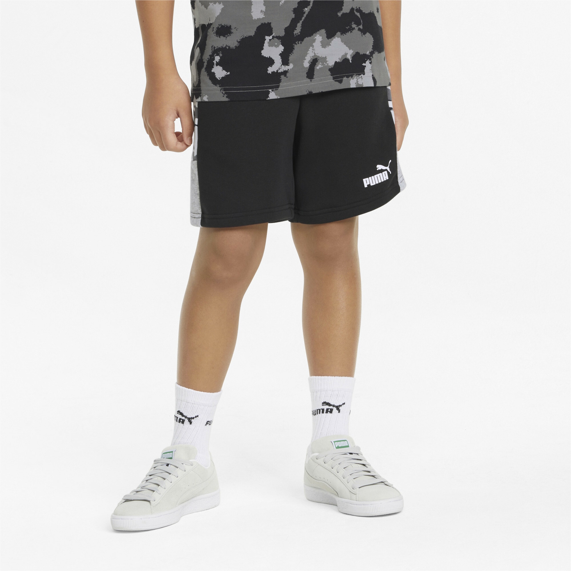 PUMA Sporthose »Essentials+ BAUR bestellen Shorts online Camo Jungen« 