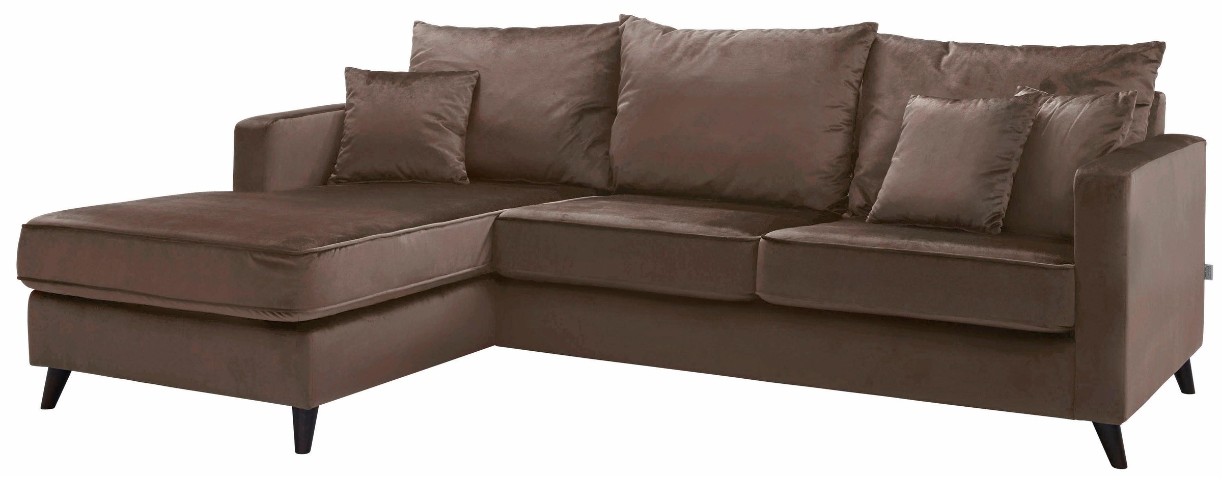 Home affaire Ecksofa »Renesse L-Form«, lose Kissen, Keder an Sitzkissen