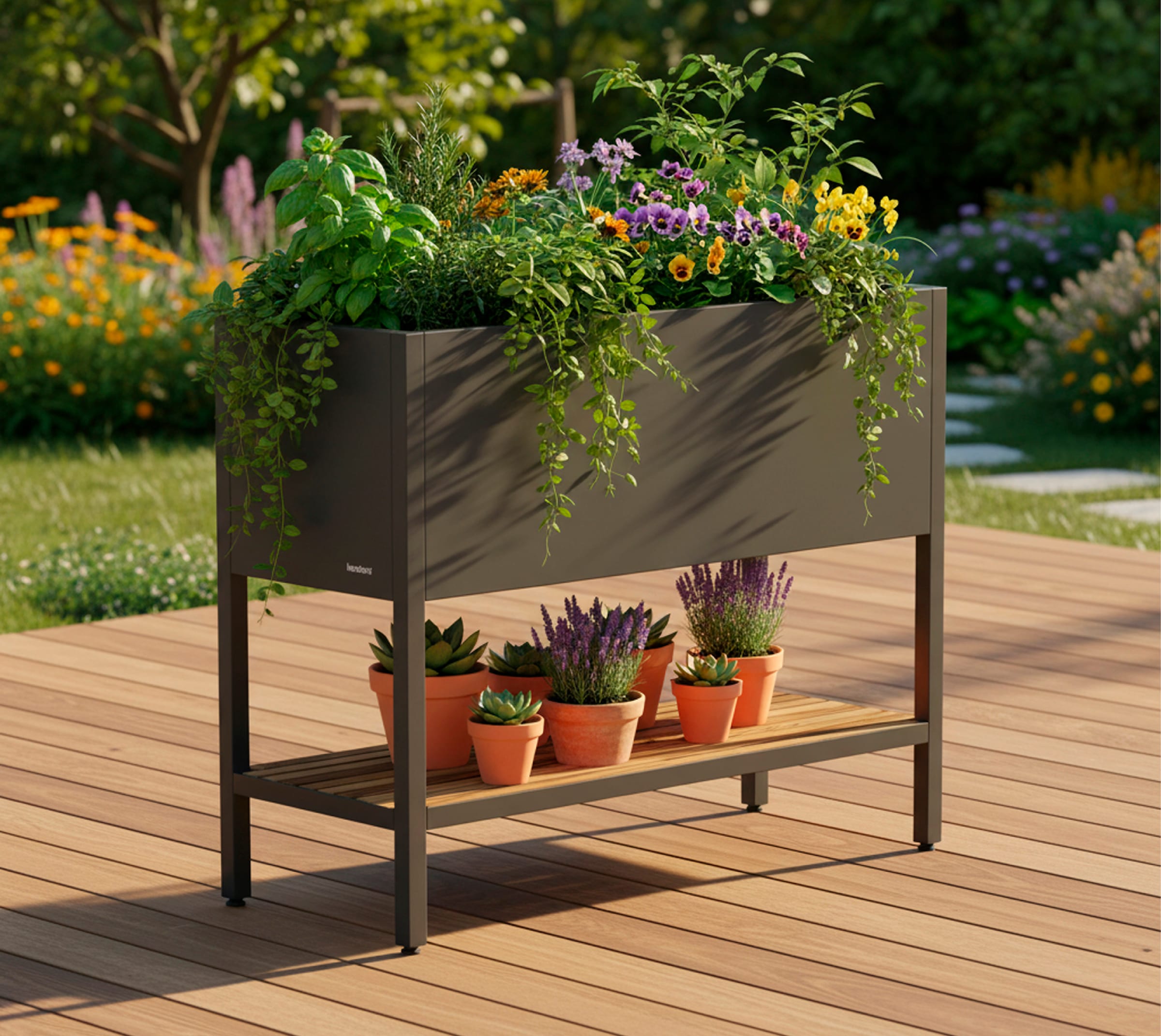 Herstera Garden Hochbeet »Deco« BxTxH: 100x40x80 cm