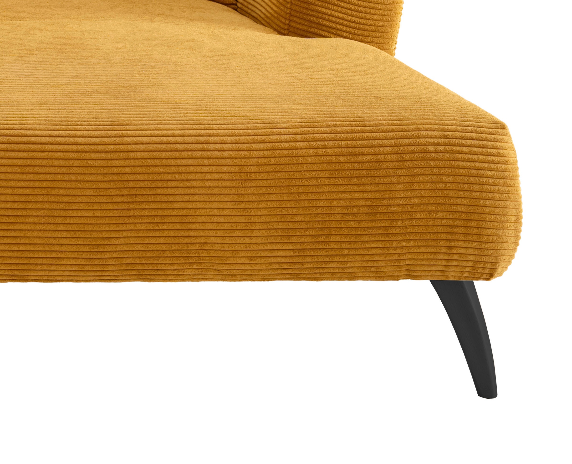 INOSIGN Ecksofa »Colori Polstermöbel mit zeitlos eleganter Rückenführung. L-Form«, Holzfußfarbe wählbar, inkl. 4x Zierkissen