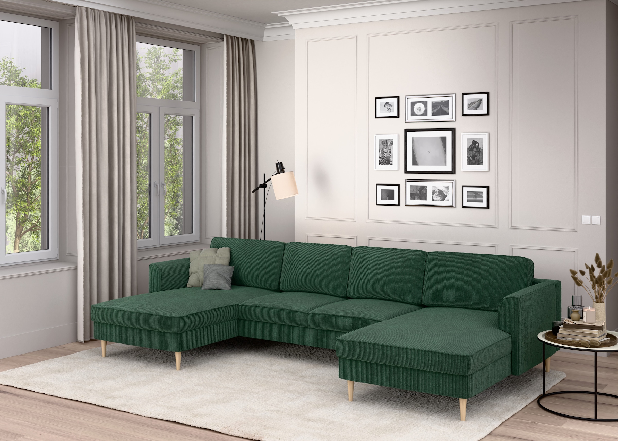 Home affaire Wohnlandschaft "Booster Couch wahlweise mit Schlaffunktion und günstig online kaufen