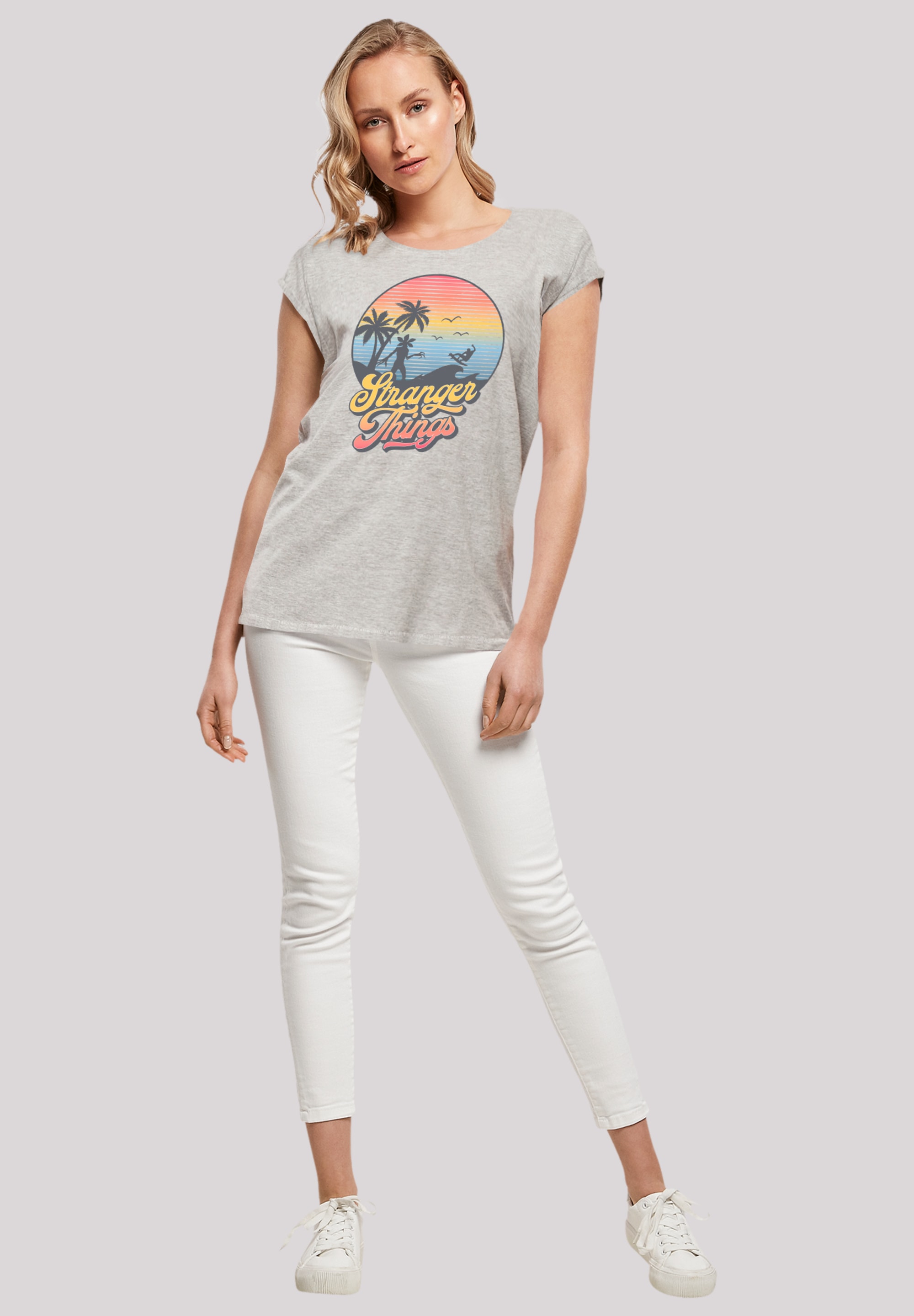 F4NT4STIC T-Shirt »Stranger Things LA Gradient«, Premium Qualität