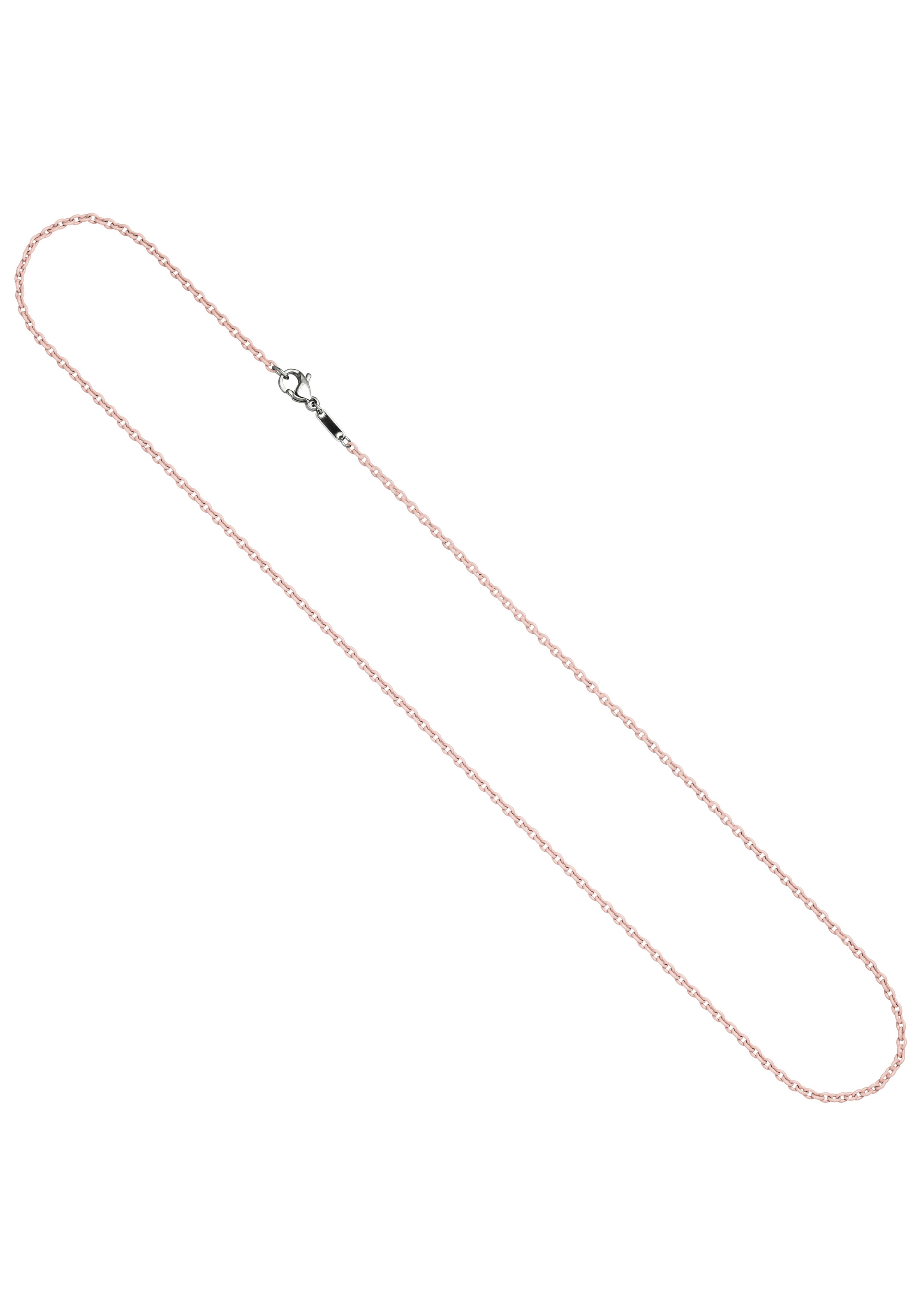 JOBO Edelstahlkette »Rund-Ankerkette 1,9 mm« Edelstahl rosa lackiert 42 cm