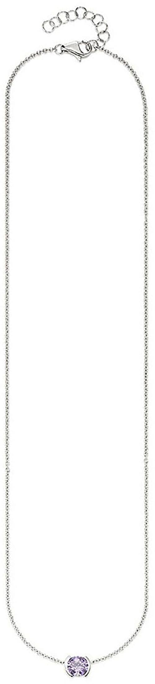 HECHTER PARIS Kette mit Anhänger »Schmuck Geschenk Silber 925 Halsschmuck Halskette mit Anhänger« mit Zirkonia (synth.)