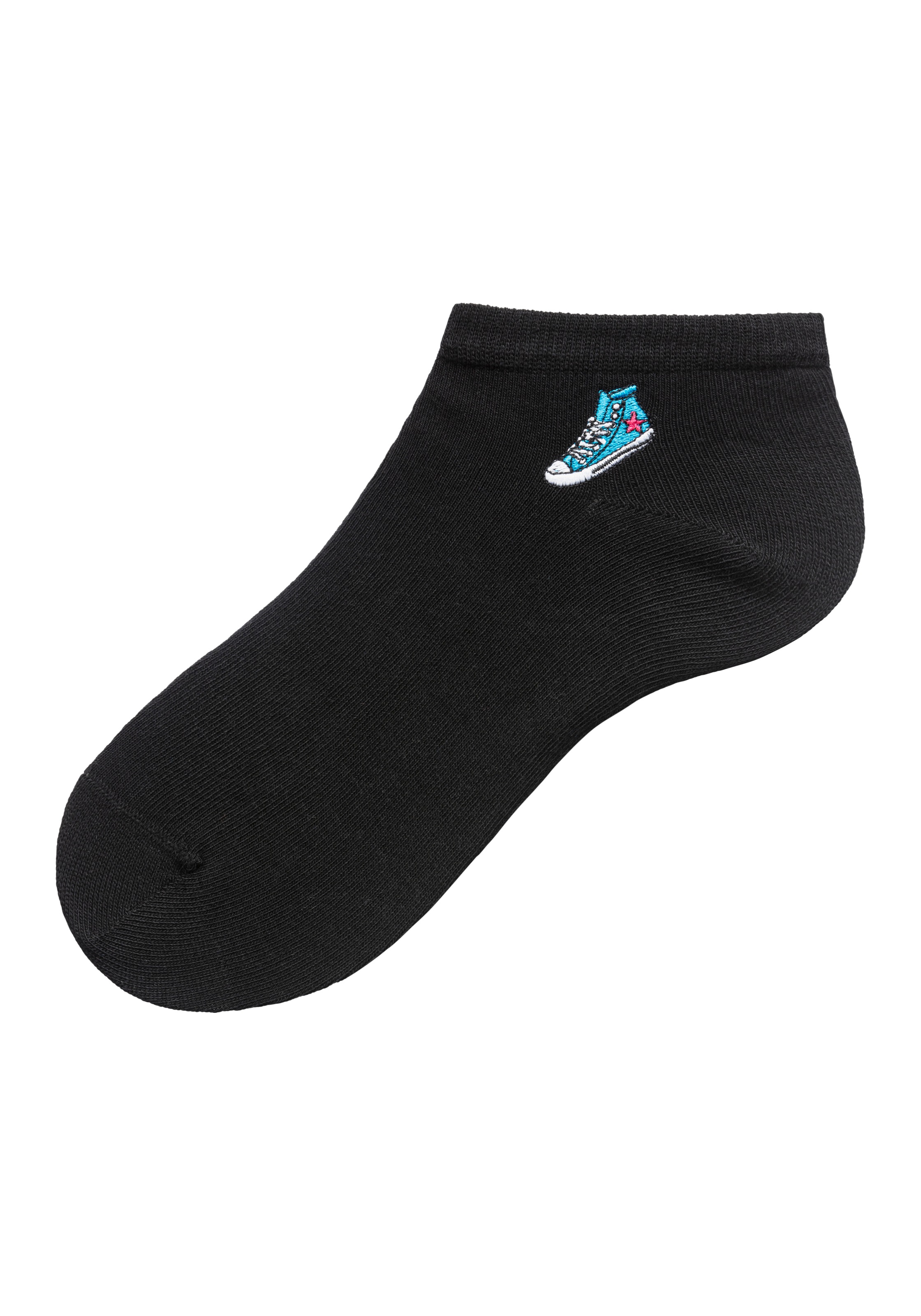 H.I.S Sneakersocken, (Set, 5 Paar), mit hochwertiger Stickerei