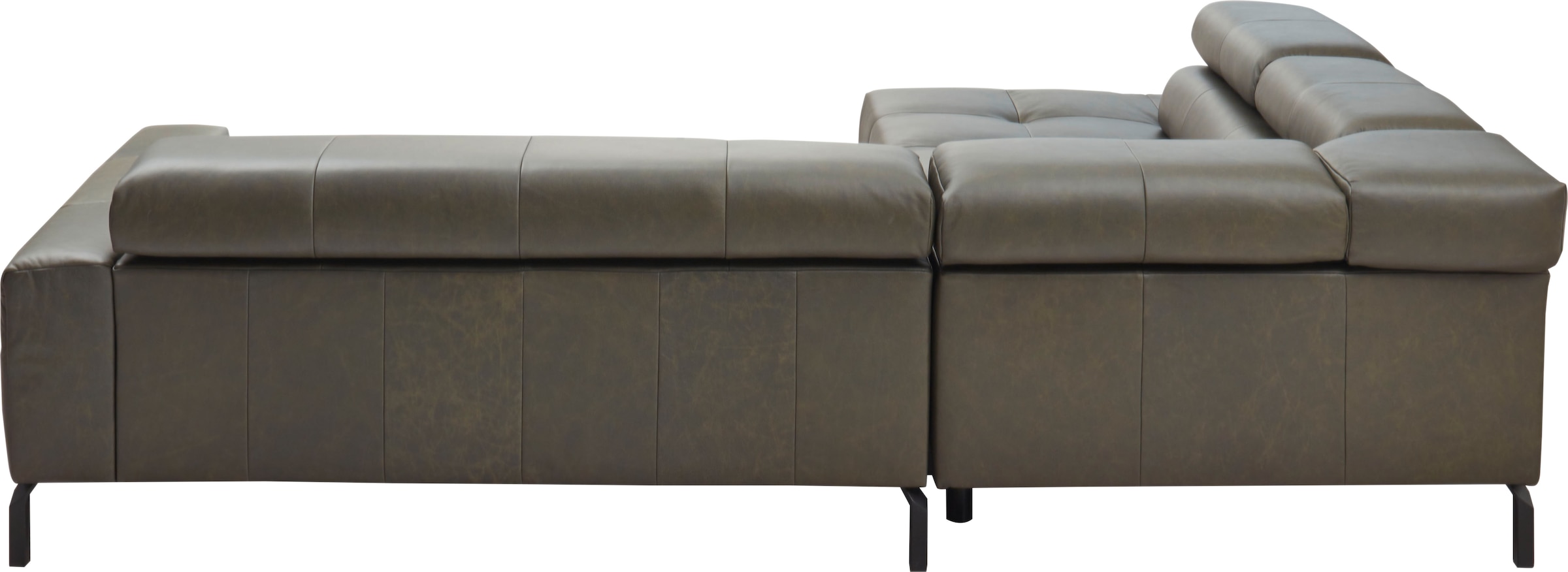 Places of Style Ecksofa »Cleveland, L-Form, incl. Kopfteilverstellung, Breite 276 cm«, wahlweise elektrischer Sitzvorzug