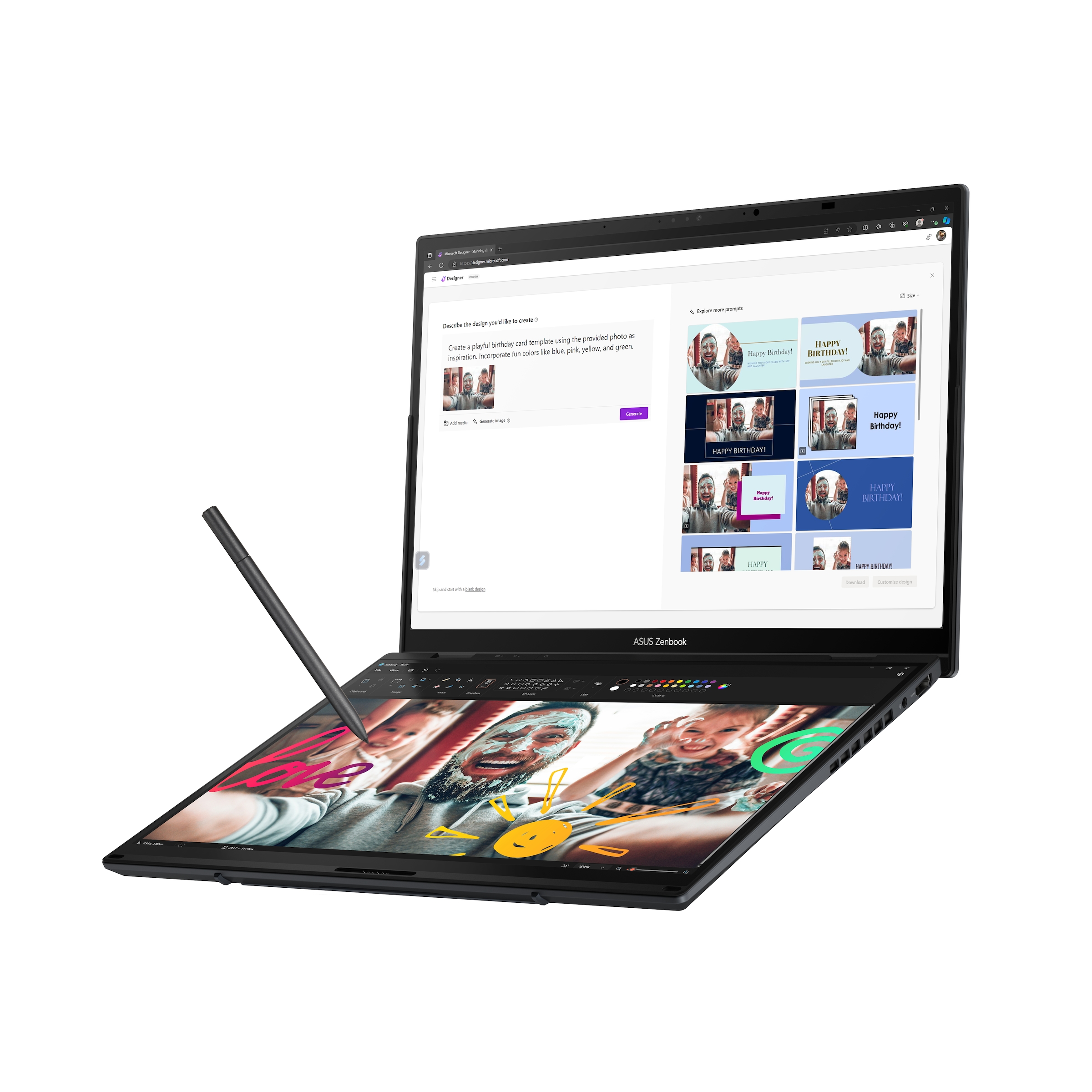 Asus Gaming-Notebook »Zenbook Duo 14" U5-125H 16 512 UX8406MA-QL114W«, 35,6 cm, / 14 Zoll, Intel, Core Ultra 5, 512 GB SSD