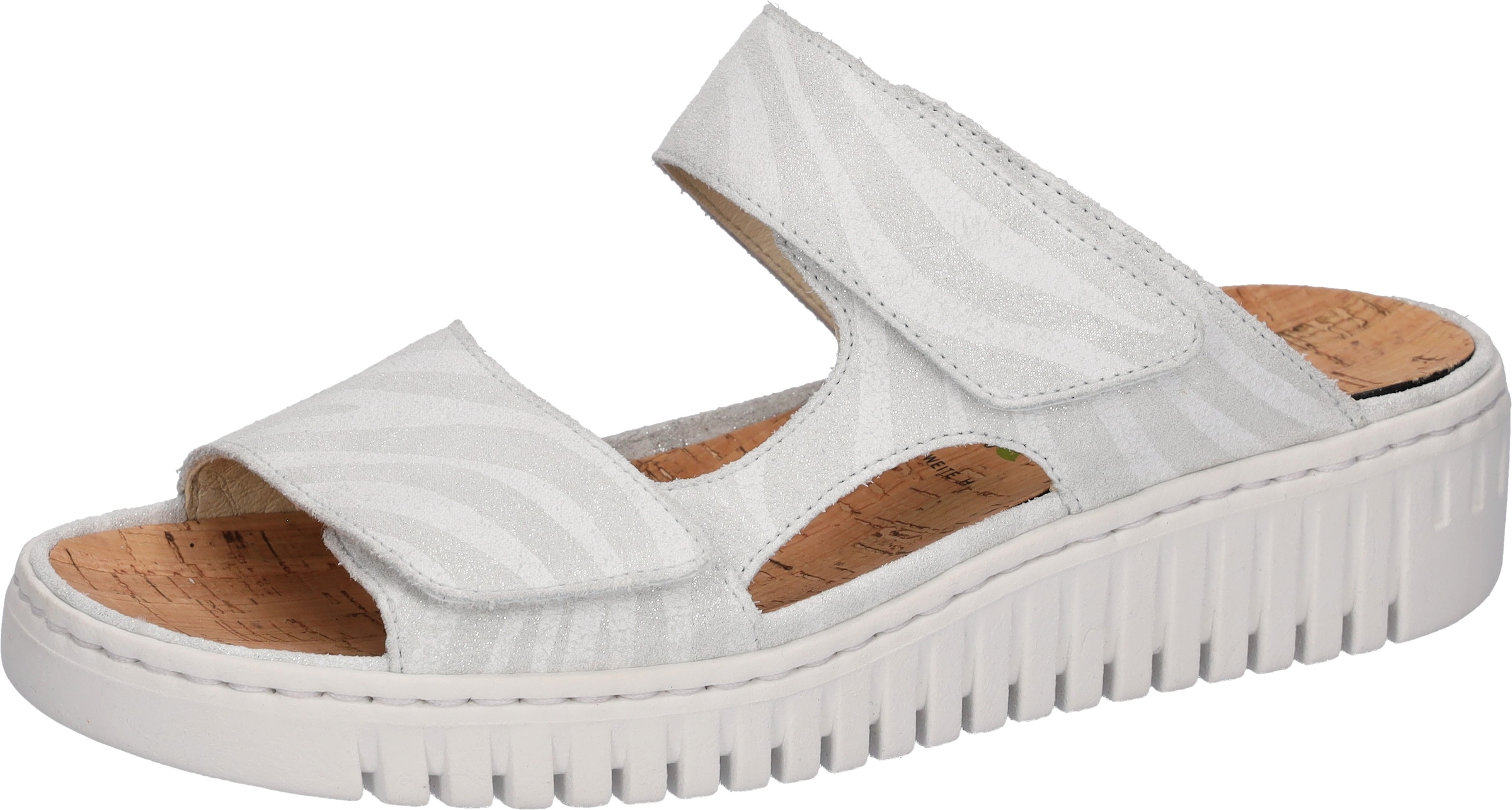 Waldläufer Pantolette "H-WILLOW", Sommerschuh, Hausschuh, Klettschuh in Kom günstig online kaufen