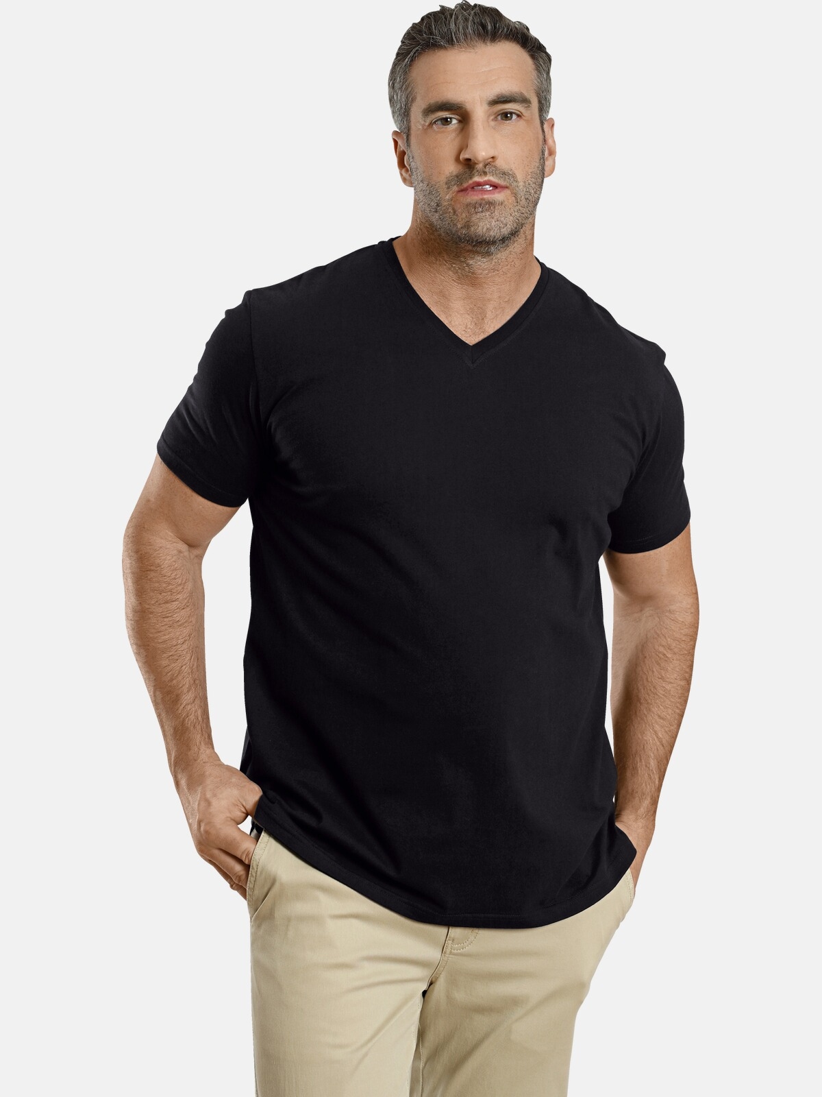 Charles Colby V-Shirt "Doppelpack T-Shirt EARL MILLS"