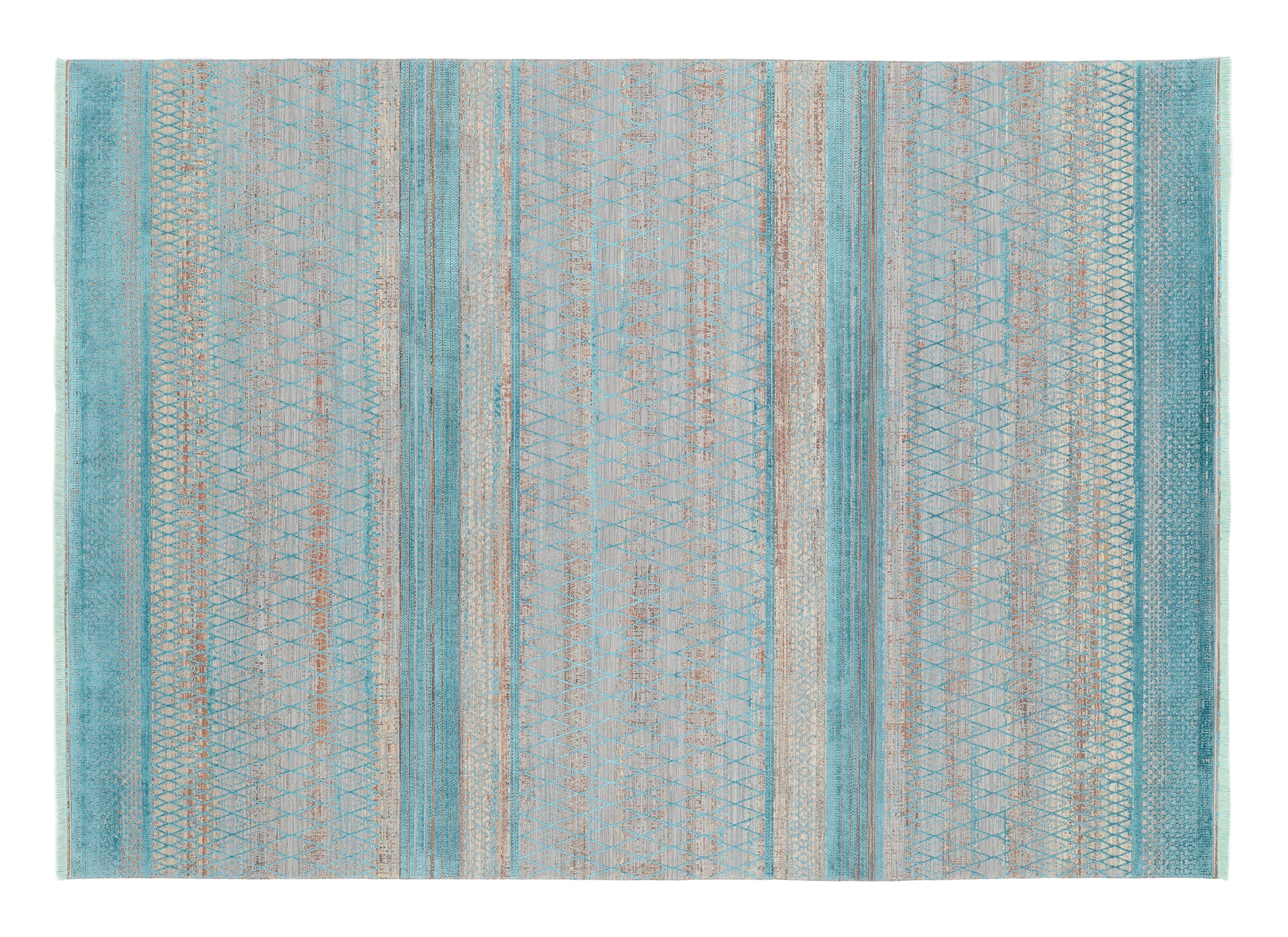 OCI DIE TEPPICHMARKE Teppich »FARBEN MASTER«, rechteckig, 8 mm Höhe, Klassisches Muster, eingefasst, in 3-D-Optik
