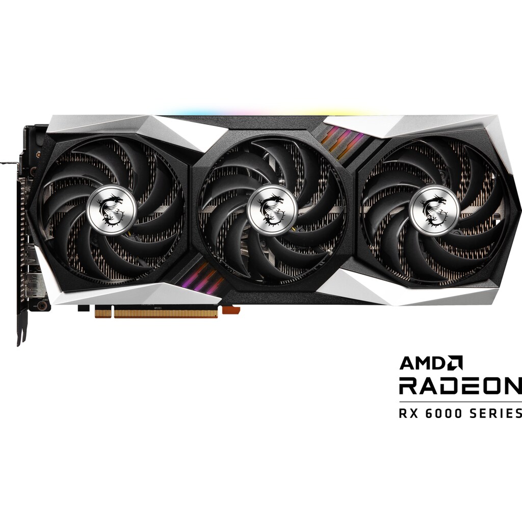 MSI Grafikkarte »Radeon RX 6750 XT GAMING X TRIO 12G«, 12 GB, GDDR6