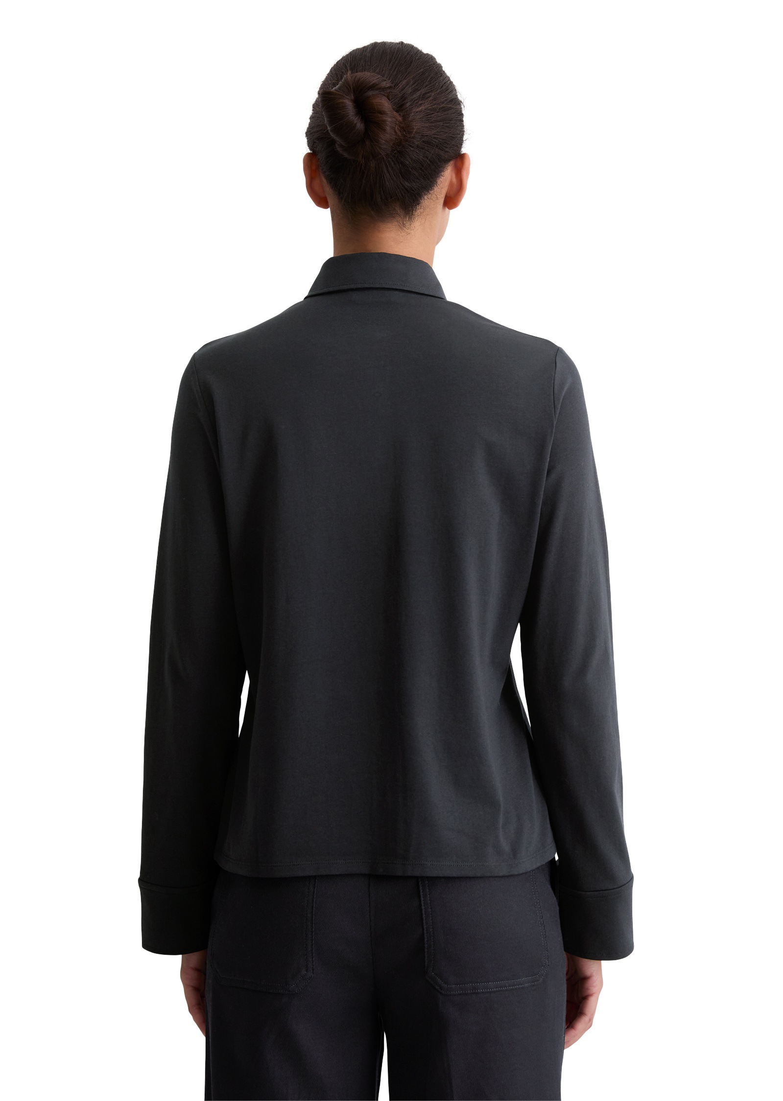 Thumbnail - Marc OPolo Langarmbluse "aus Organic-Cotton-Stretch"