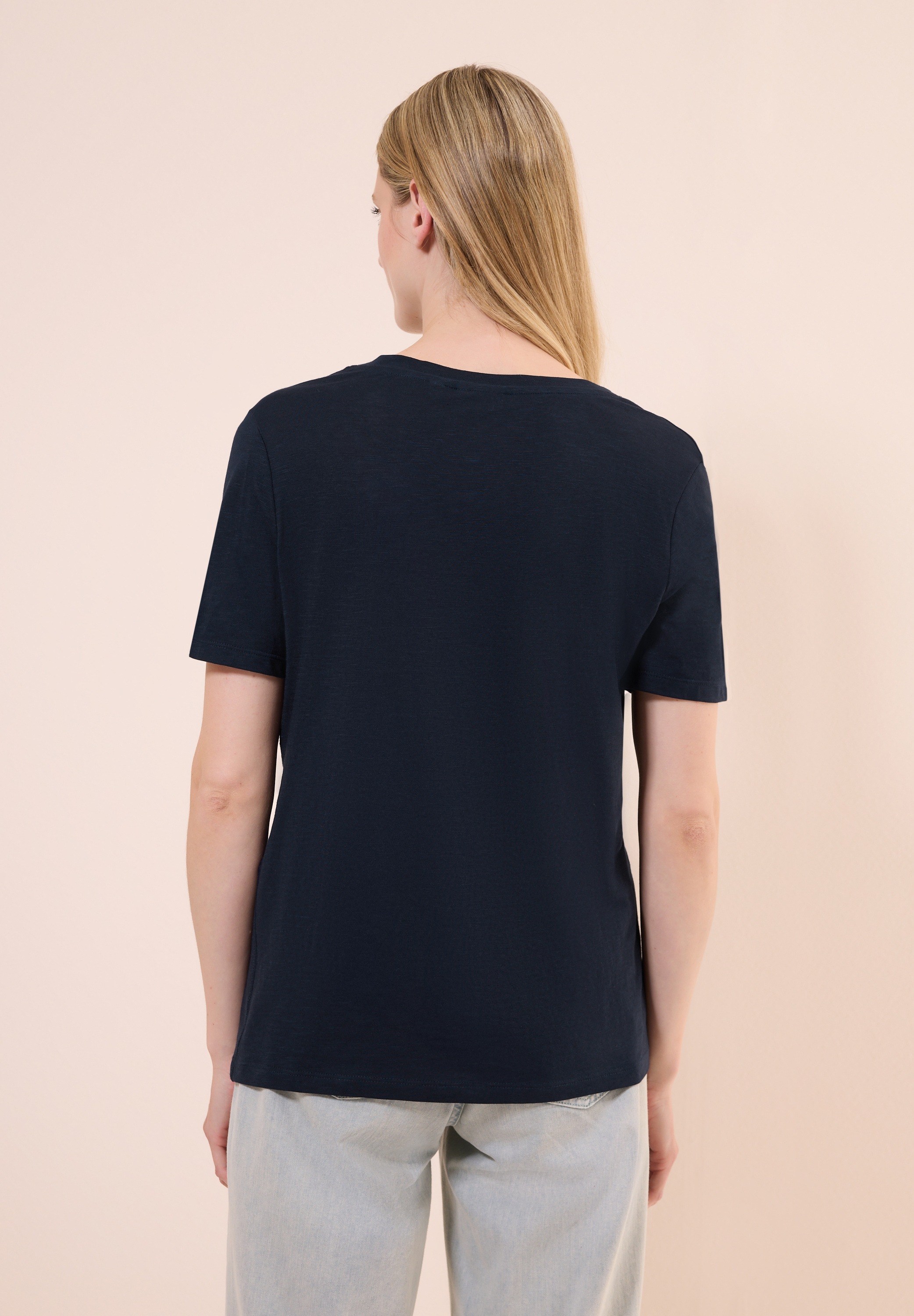 Cecil T-Shirt, mit V-Ausschnitt günstig online kaufen