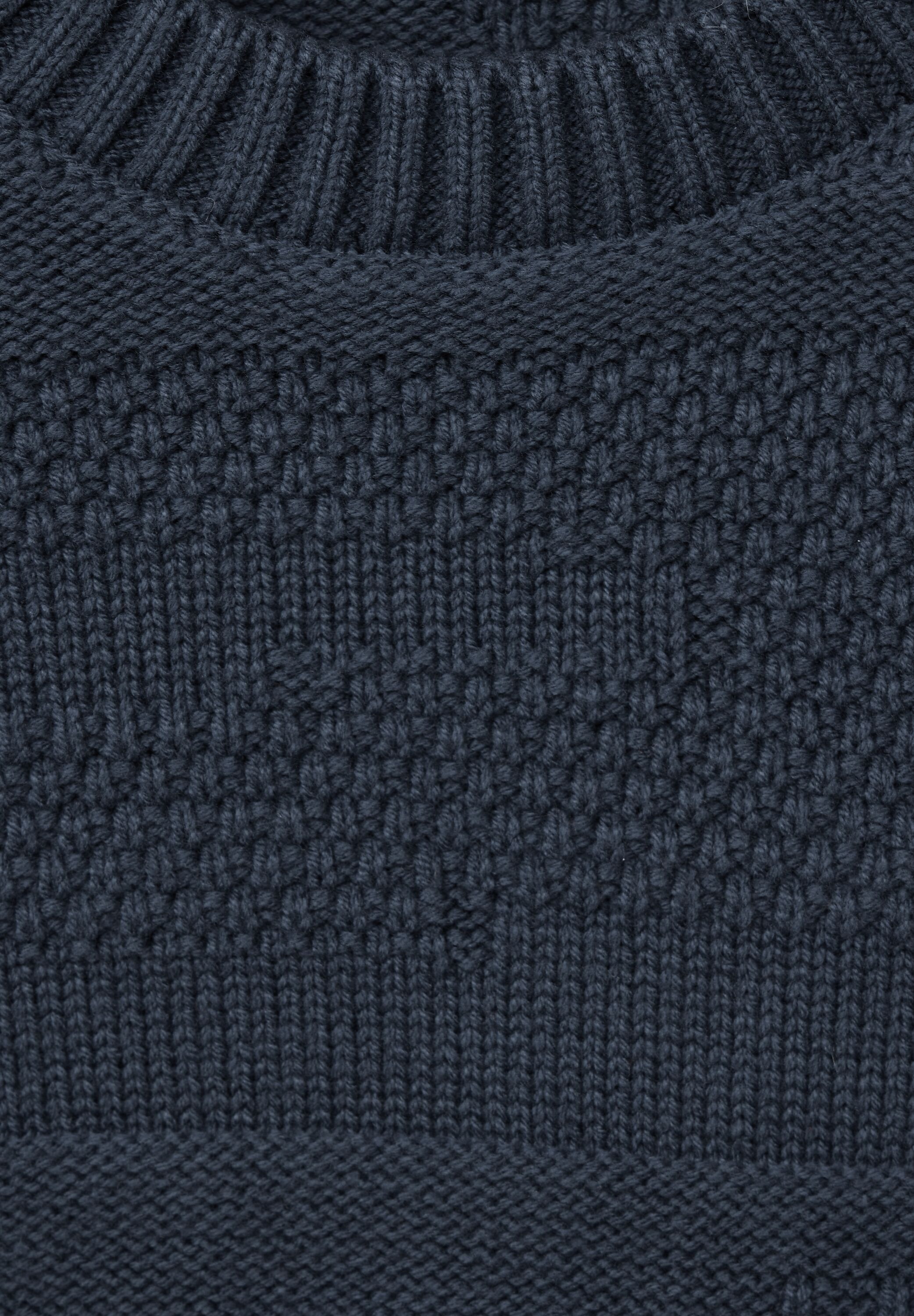 STREET ONE MEN Strickpullover, mit Struktur