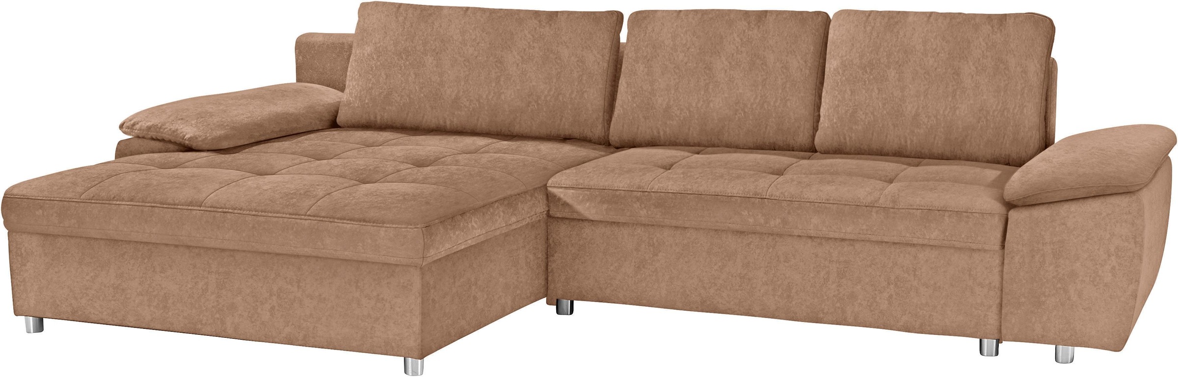 sit&more Ecksofa "Labene L-Form", wahlweise mit Bettfunktion und Bettkasten günstig online kaufen