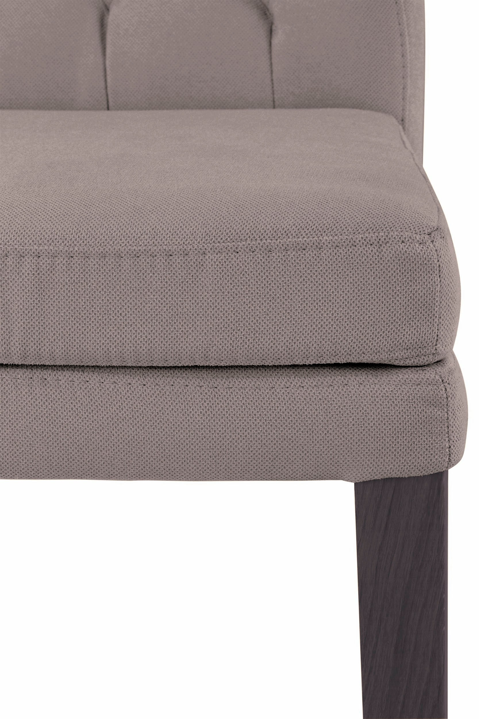Home affaire 4-Fußstuhl »Colorado«, (Set), 2 St., Luxus-Microfaser, Beine aus Buche, wengefarben lackiert, Im 2er, 4er oder 6er-Set