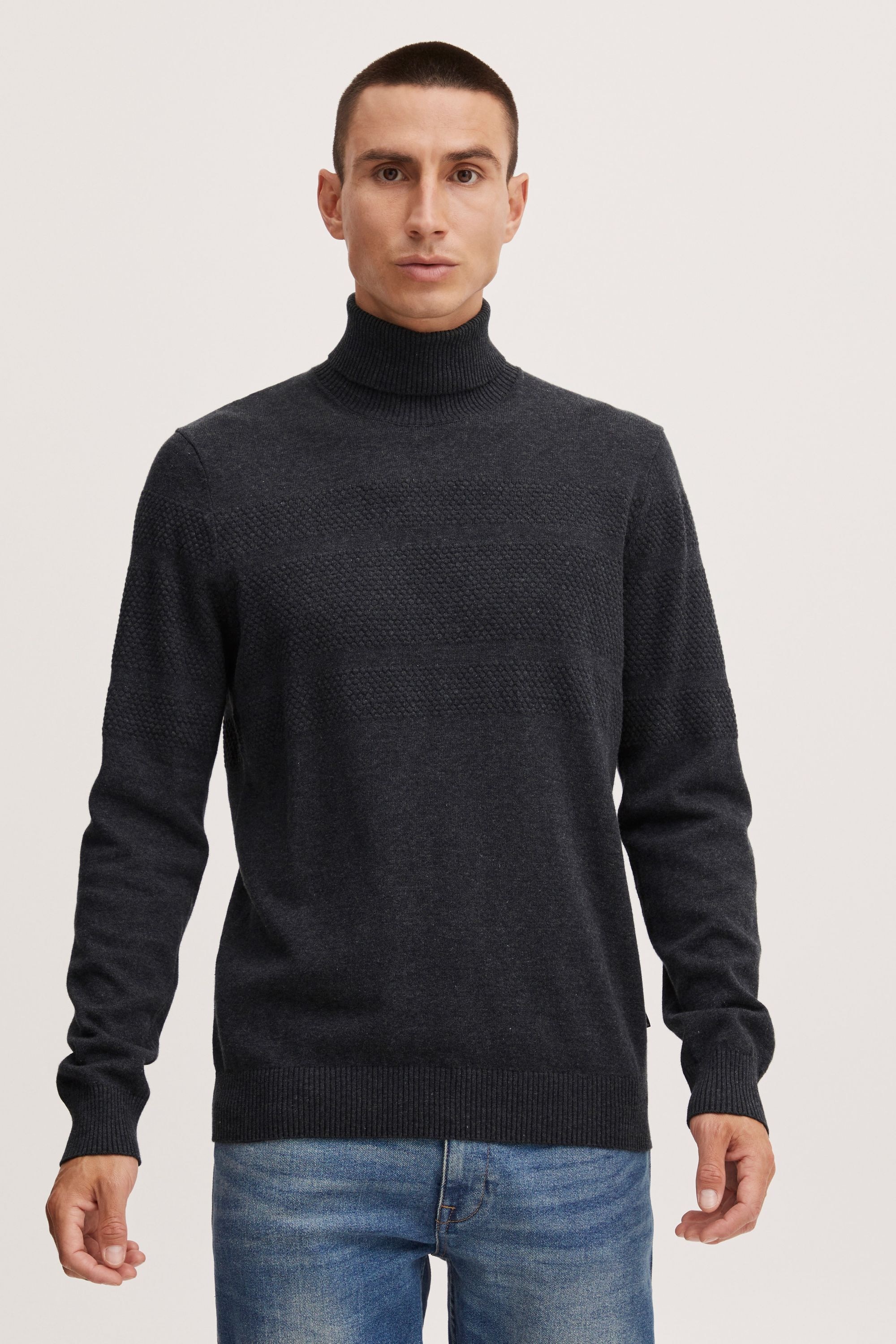 Blend Rollkragenpullover "BHPullover", Feinstrick Pullover mit Rollkragen günstig online kaufen