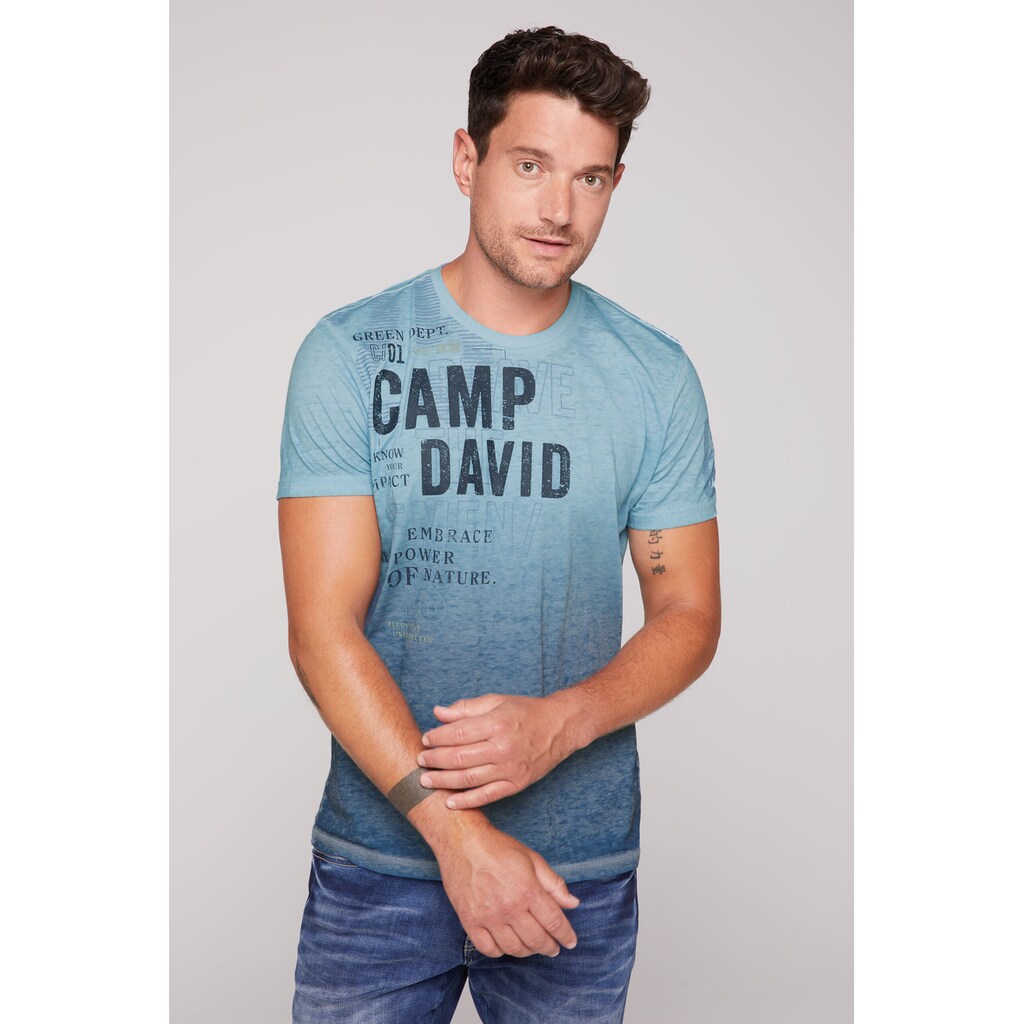 CAMP DAVID Rundhalsshirt