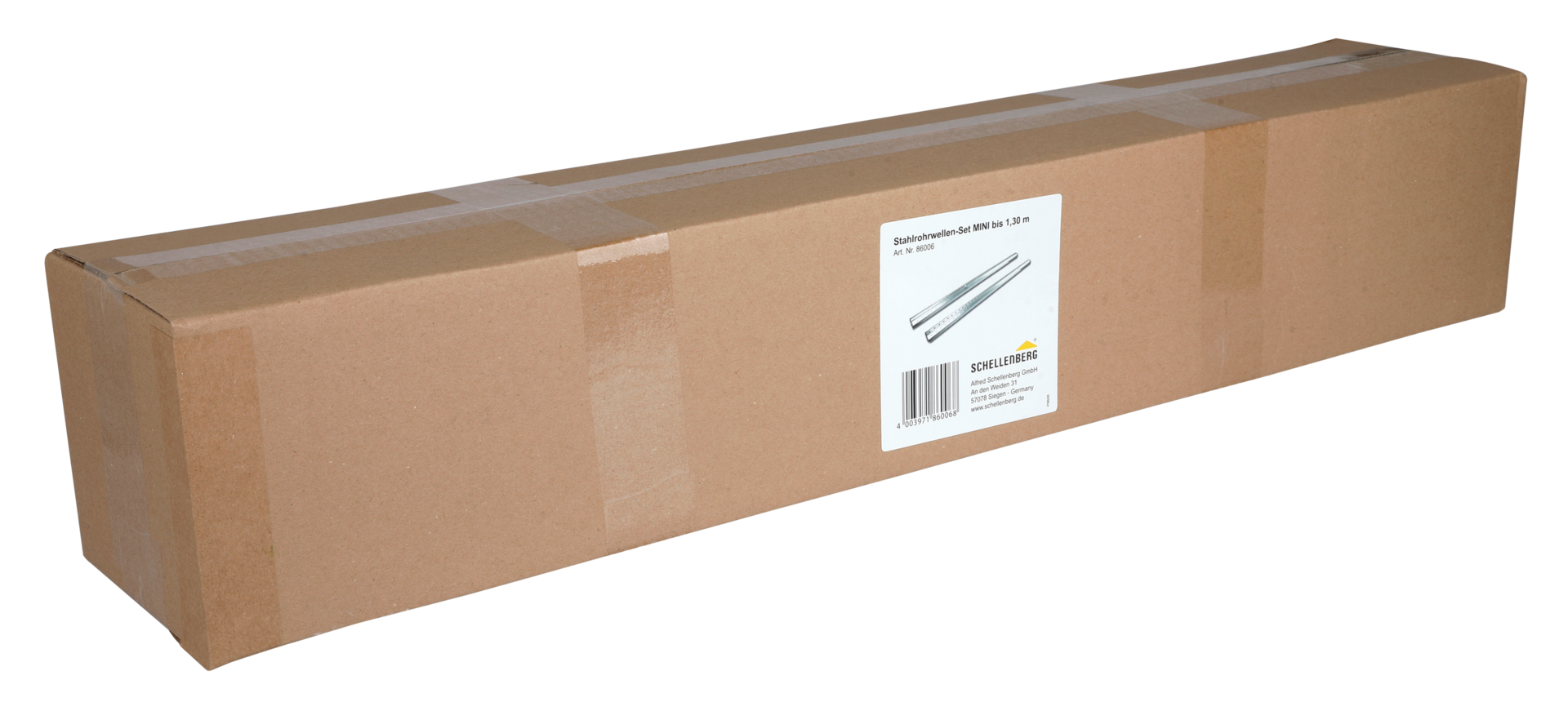 SCHELLENBERG Achtkantwelle »zum Aufwickeln eines Rollladens, Durchmesser 40 mm oder 60 mm«, Rollladenwelle für Mini-, und Maxisysteme, individuell kürzbar