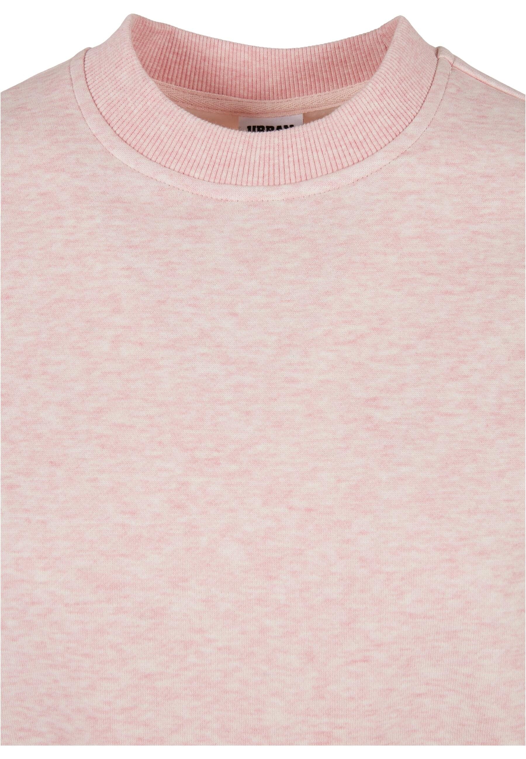 URBAN CLASSICS Sweater »Urban Classics Damen Ladies Oversized Color Melange Crewneck«, (1 tlg.)