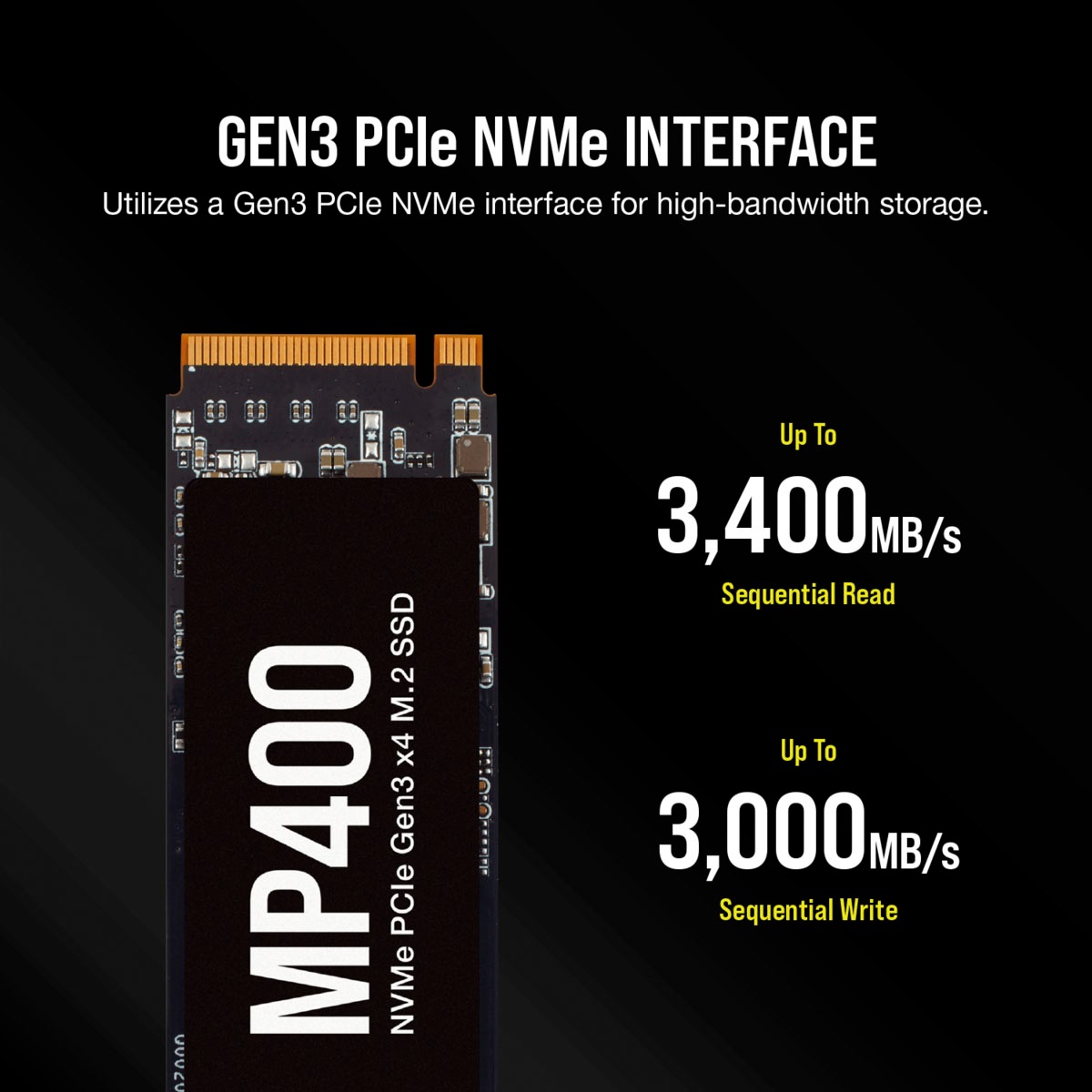 Corsair interne SSD »CSSD-F8000GBMP400«, 2 Zoll, Anschluss PCI Express 3.0