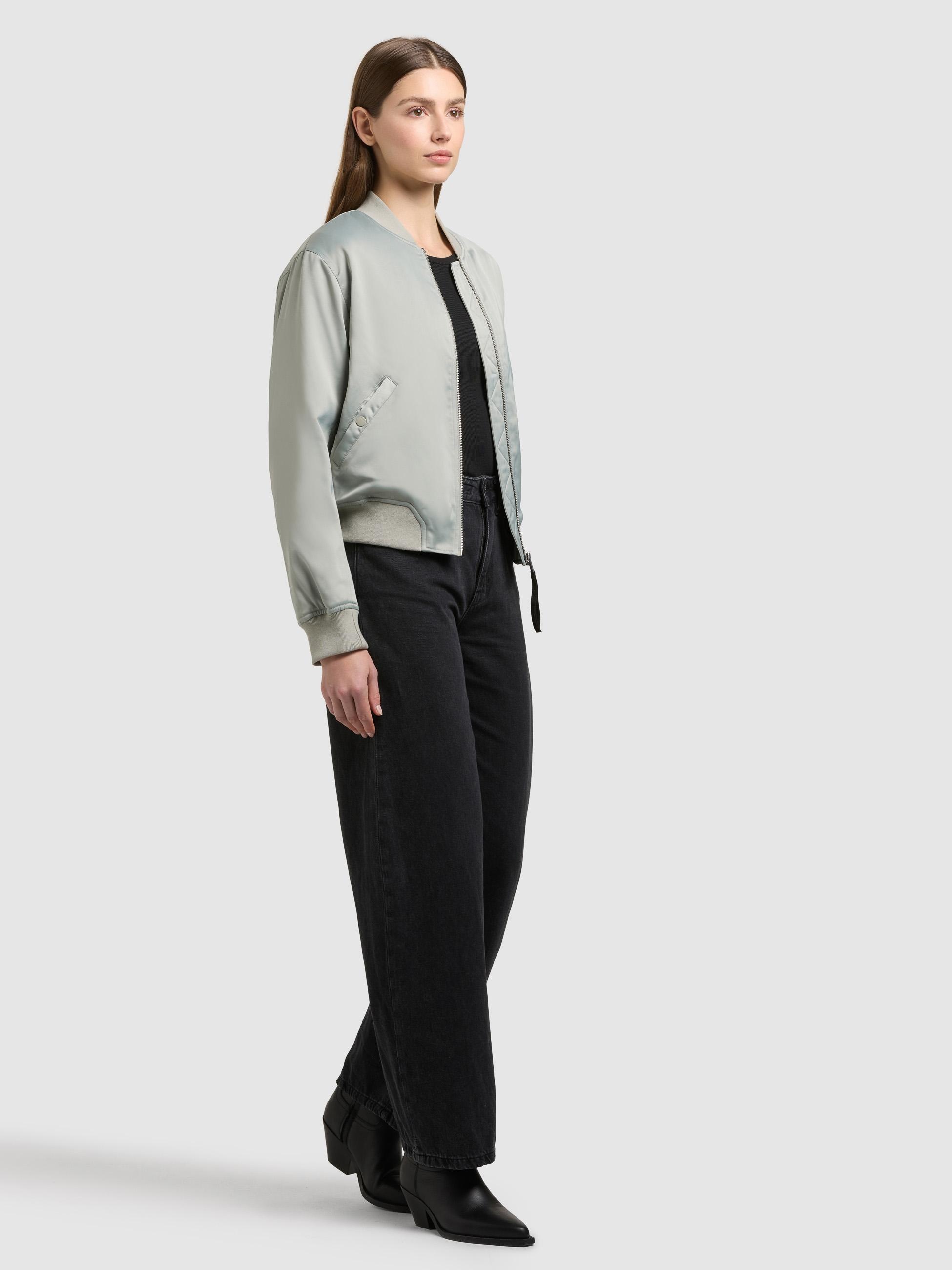 khujo Bomberjacke »Beth« ohne Kapuze Seidig glatte Blousonjacke